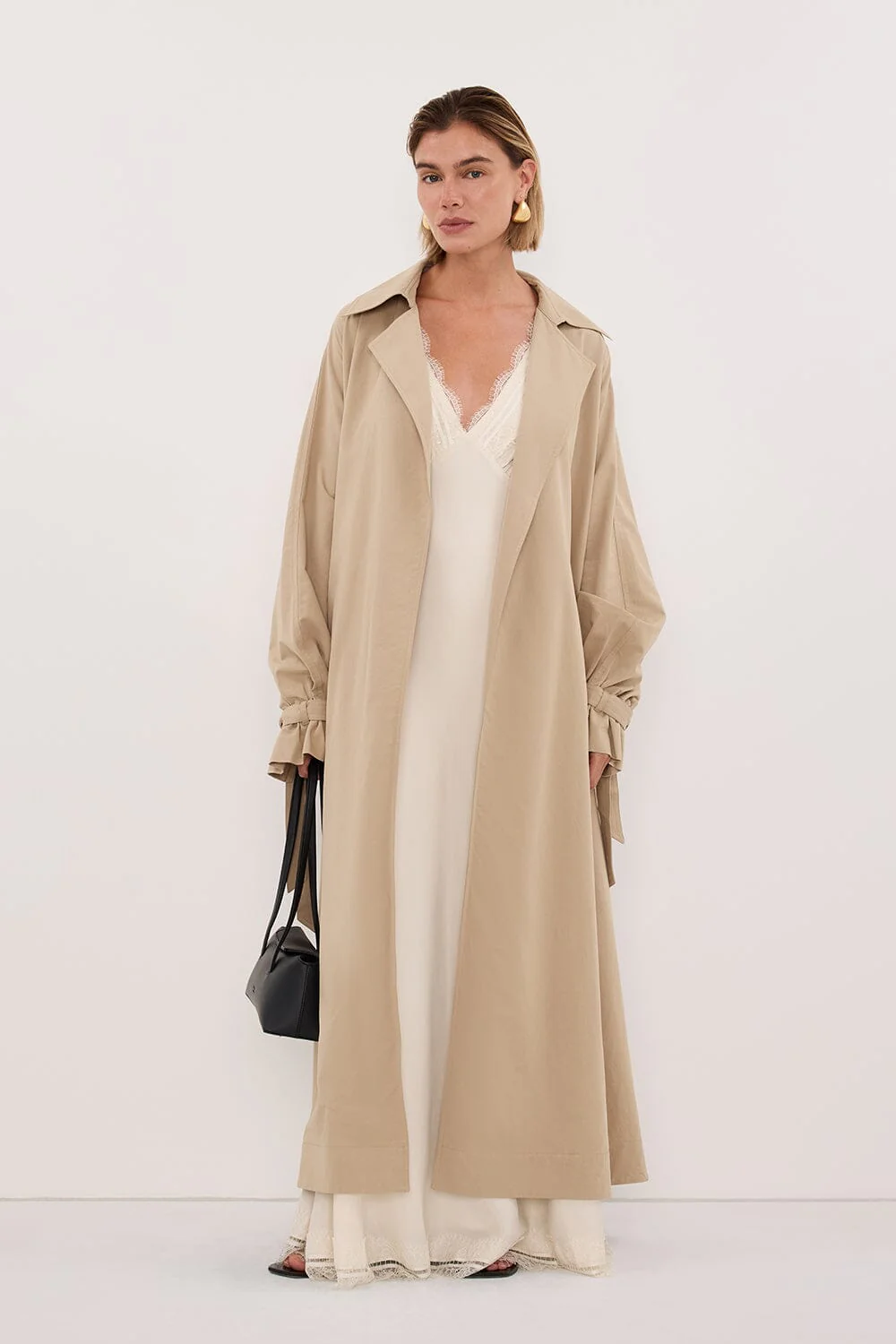 NINA STONE LIGHTWEIGHT TRENCH COAT - Image 2