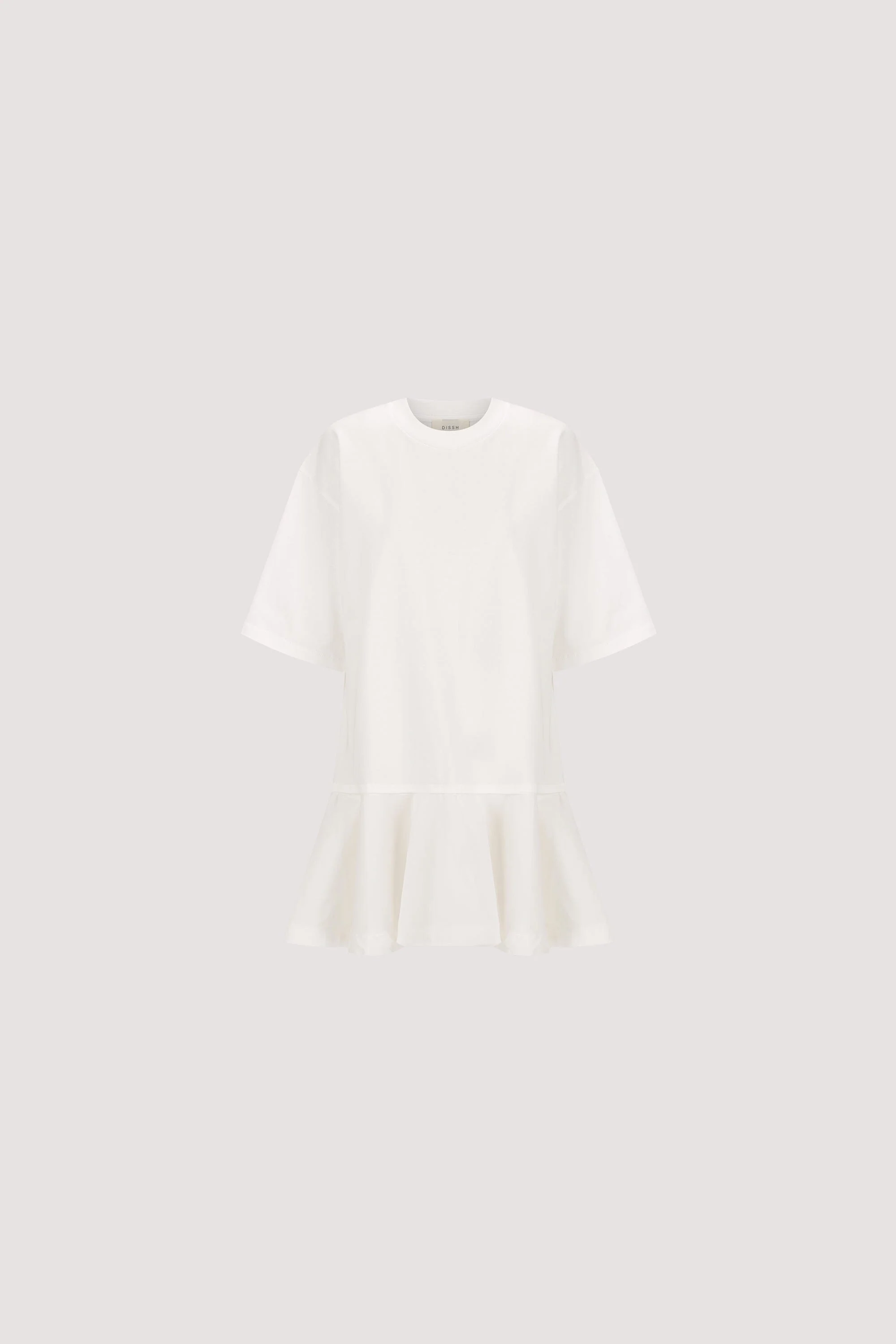 NOAH WHITE SHORT SLEEVE RUFFLE MINI DRESS - Image 6