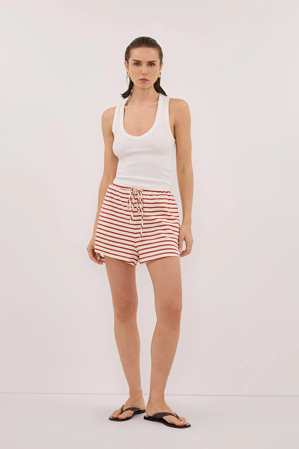 NOLA SAHARA STRIPE DRAWSTRING SHORT - Image 5