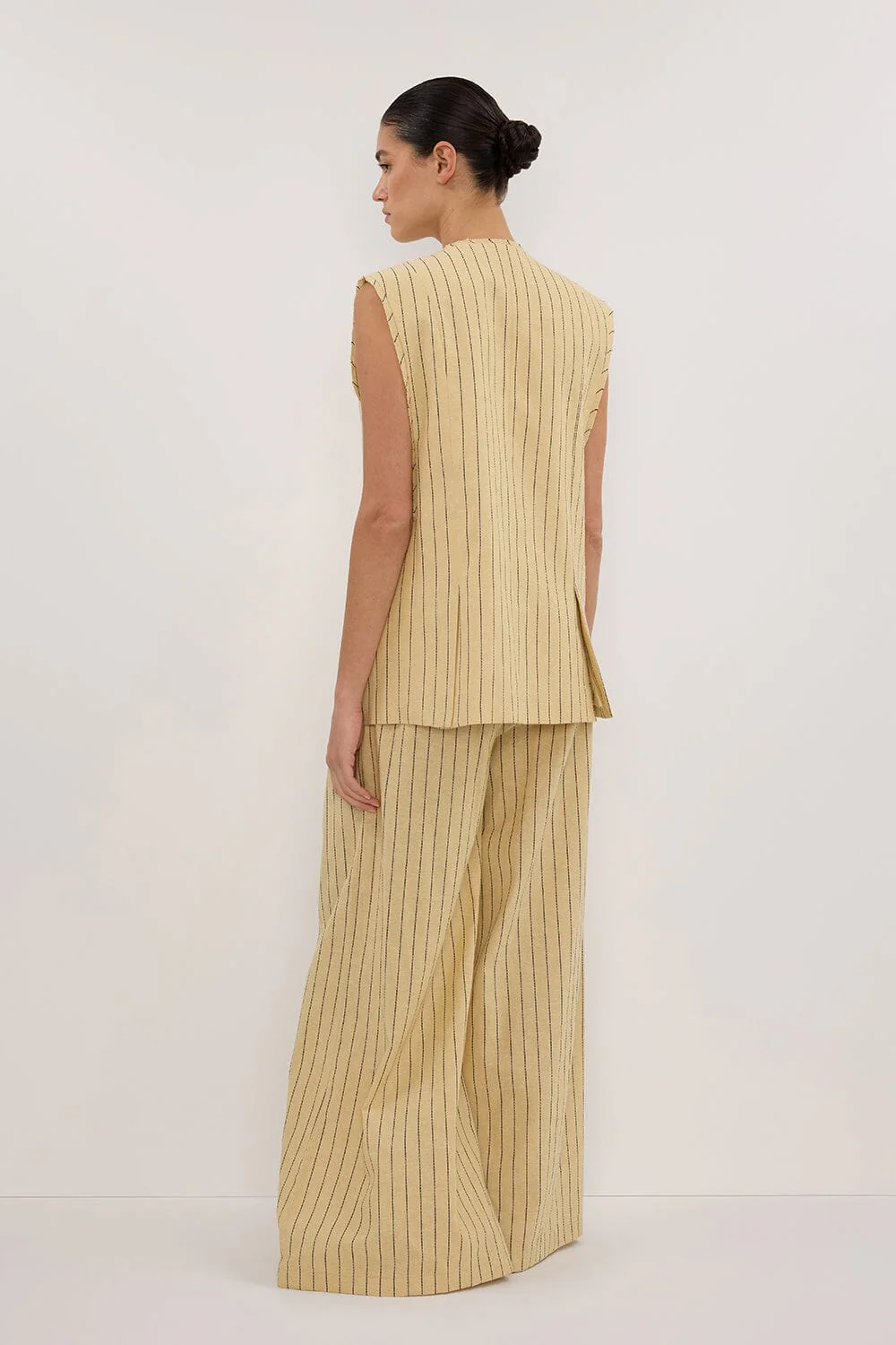 OLLIE DUNE STRIPE WIDE LEG PANT - Image 5