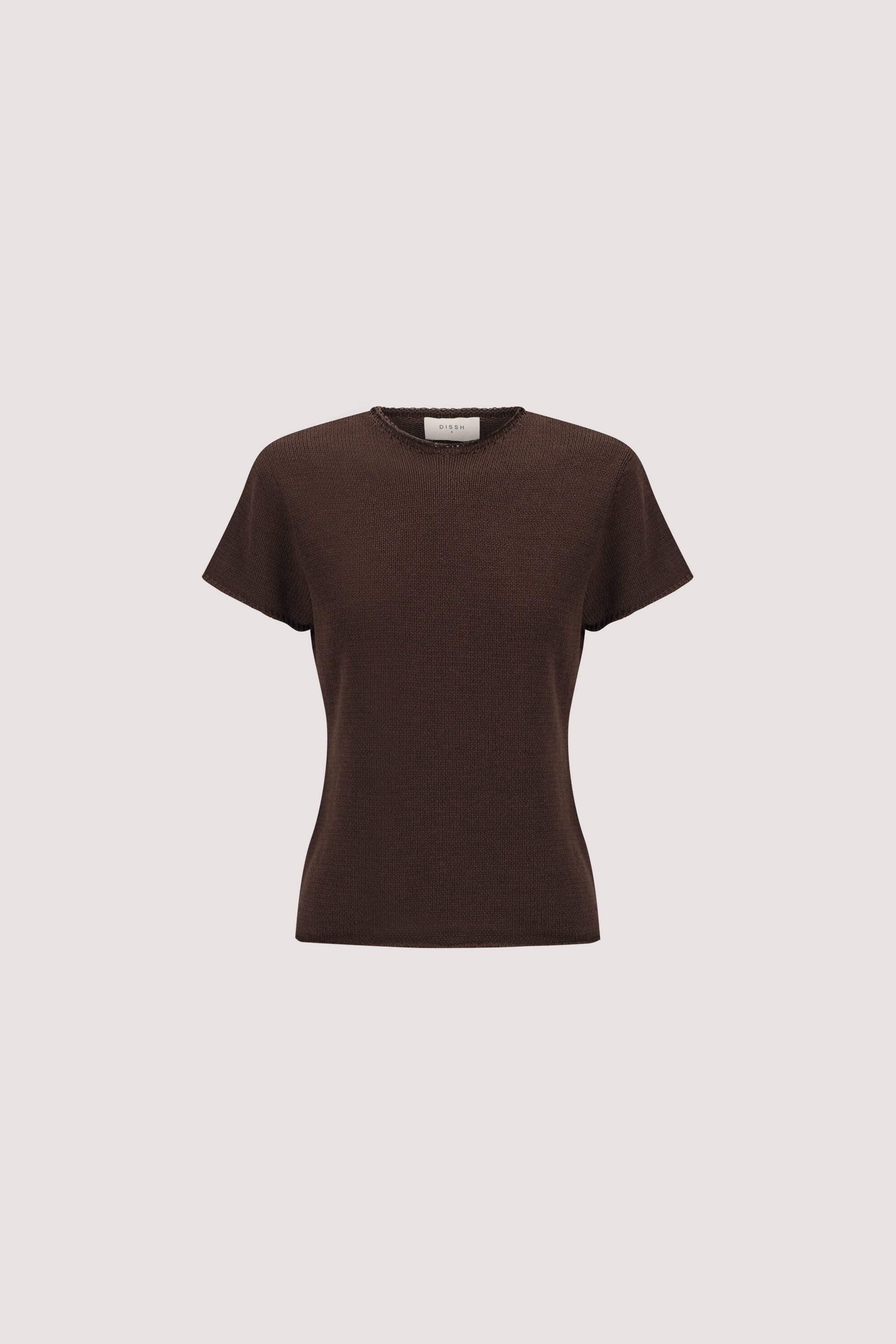 ORIA BURNT CHOC COTTON BABY TEE - Image 8