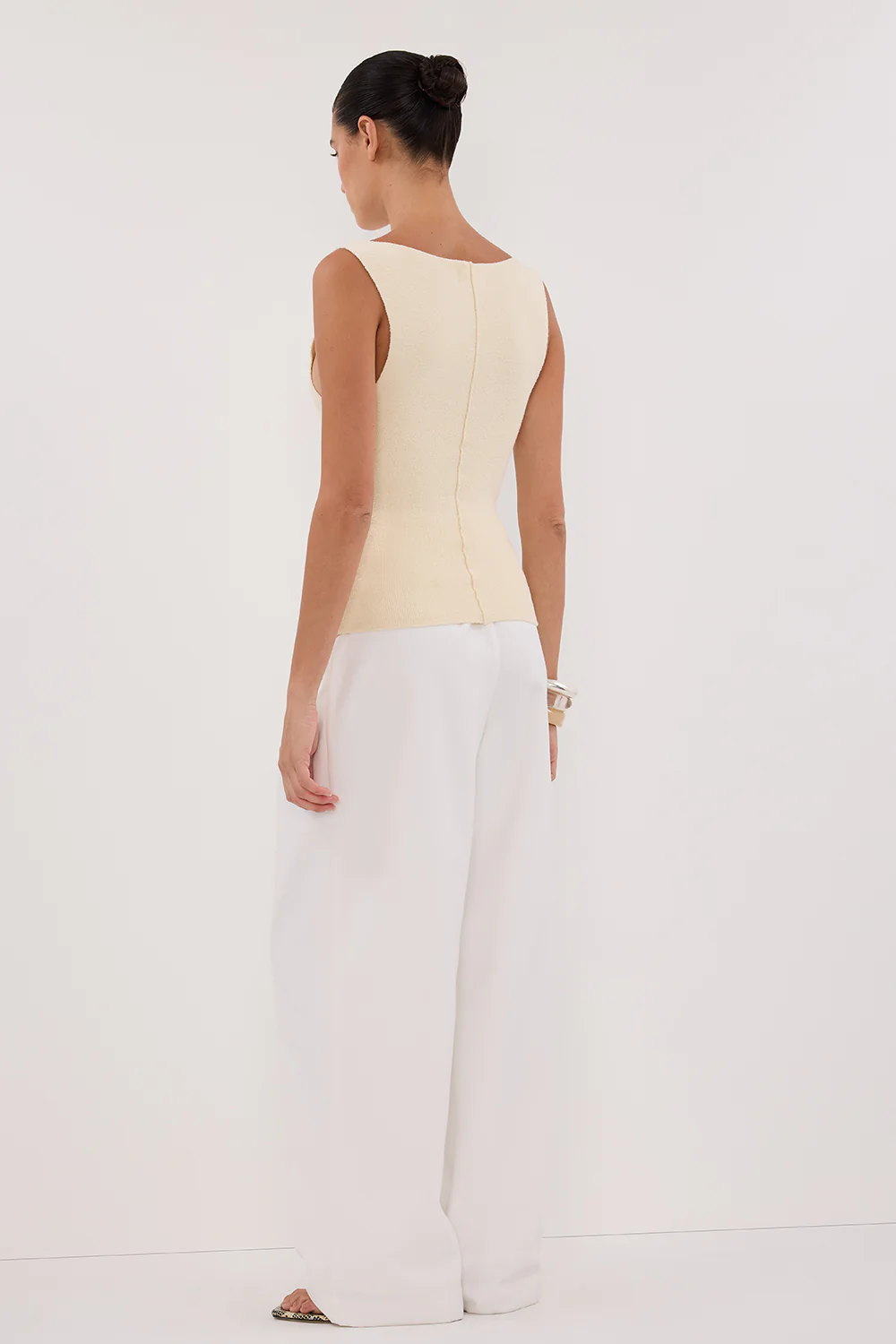 OWEN CREAM BOAT NECK TOP - Image 4
