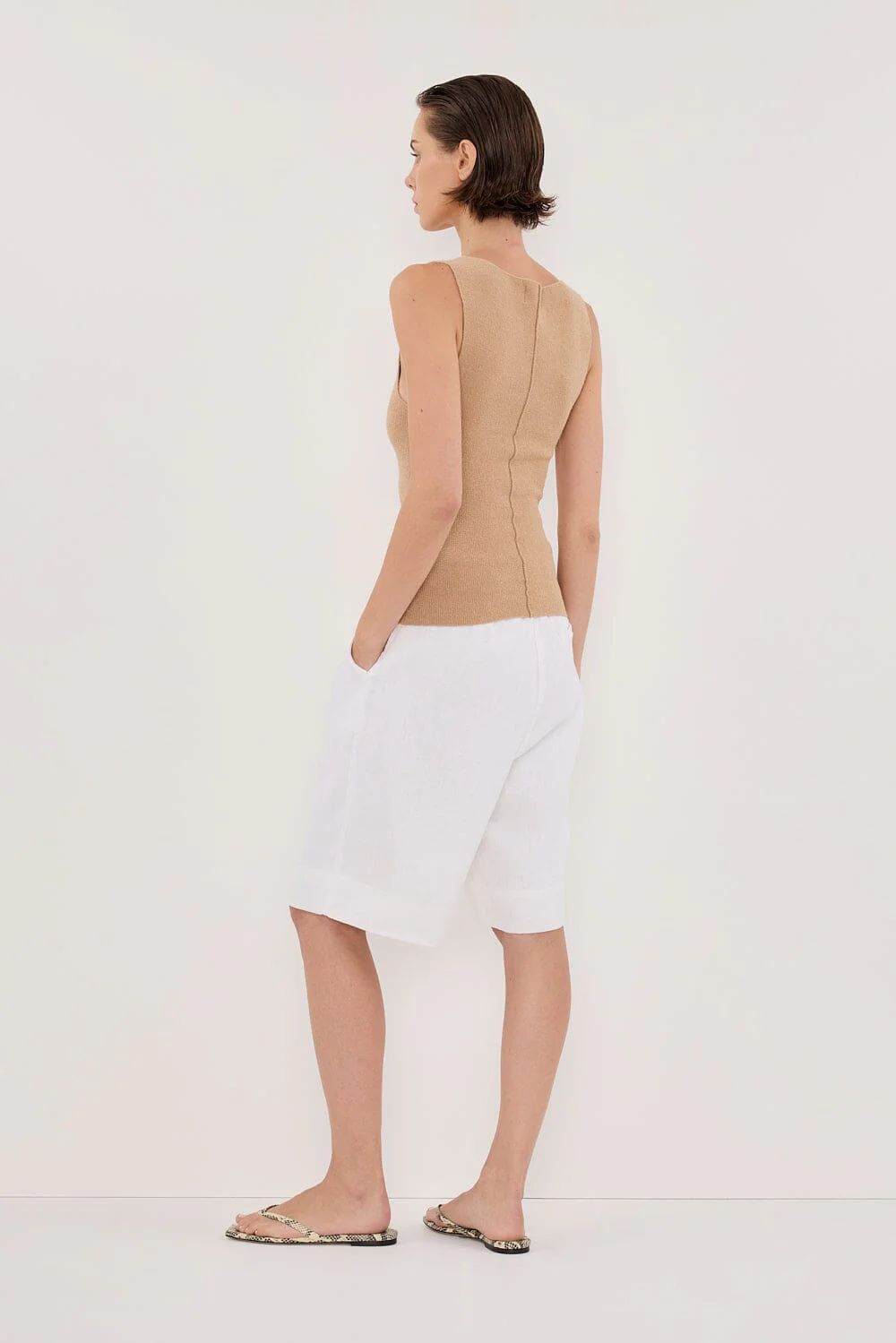 OWEN TAN BOAT NECK TOP - Image 4
