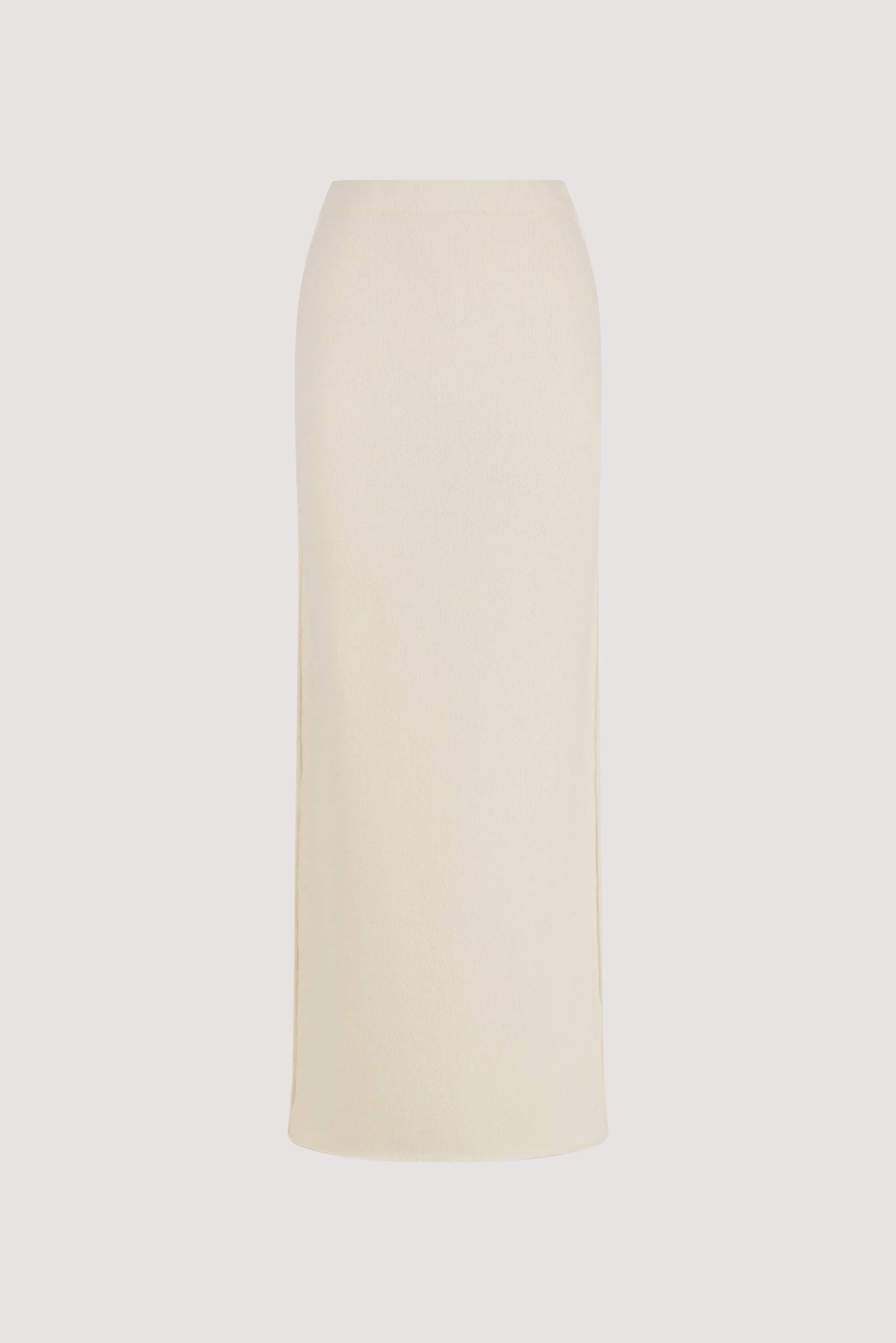 PAIGE CREAM WOOL KNIT MIDI SKIRT - Image 6