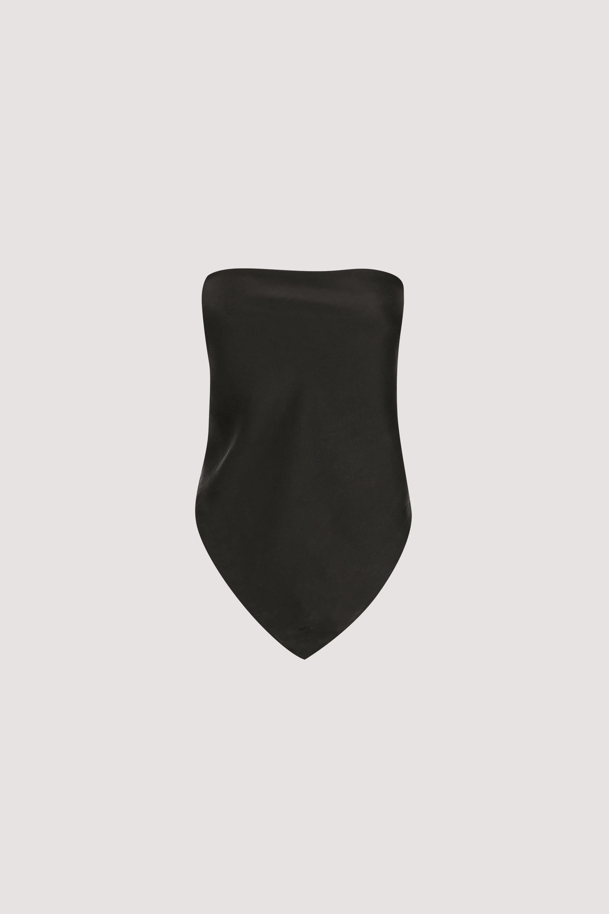 PERCY BLACK SILK SCARF TOP - Image 7