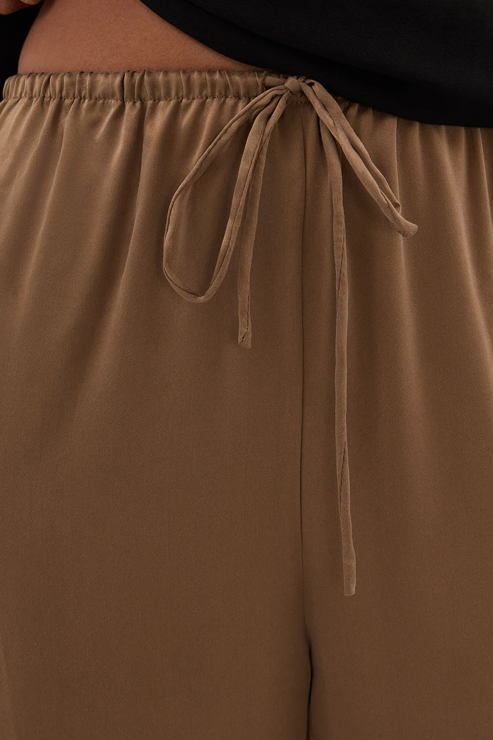PERCY CHESTNUT SILK PANT - Image 5