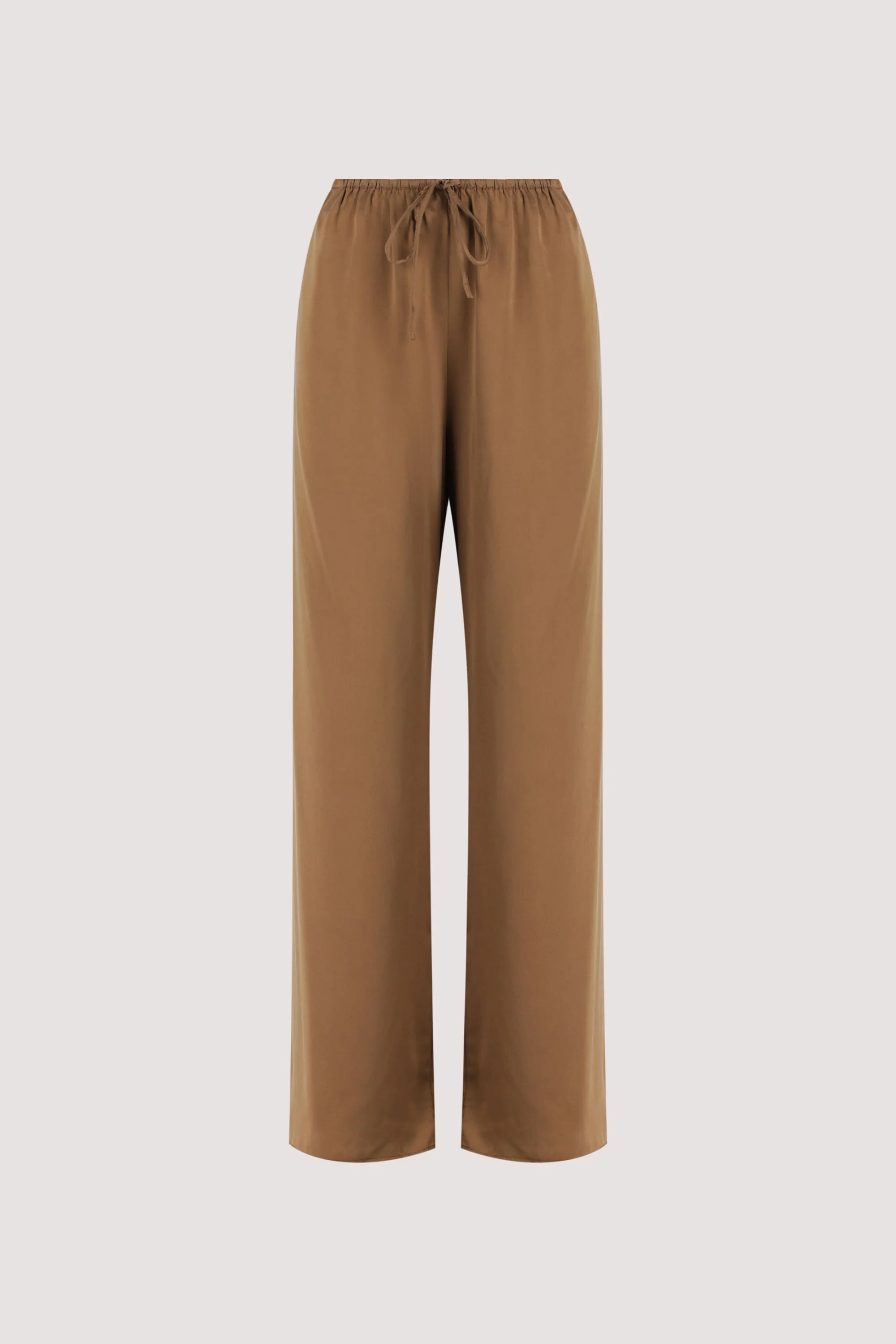 PERCY CHESTNUT SILK PANT - Image 8