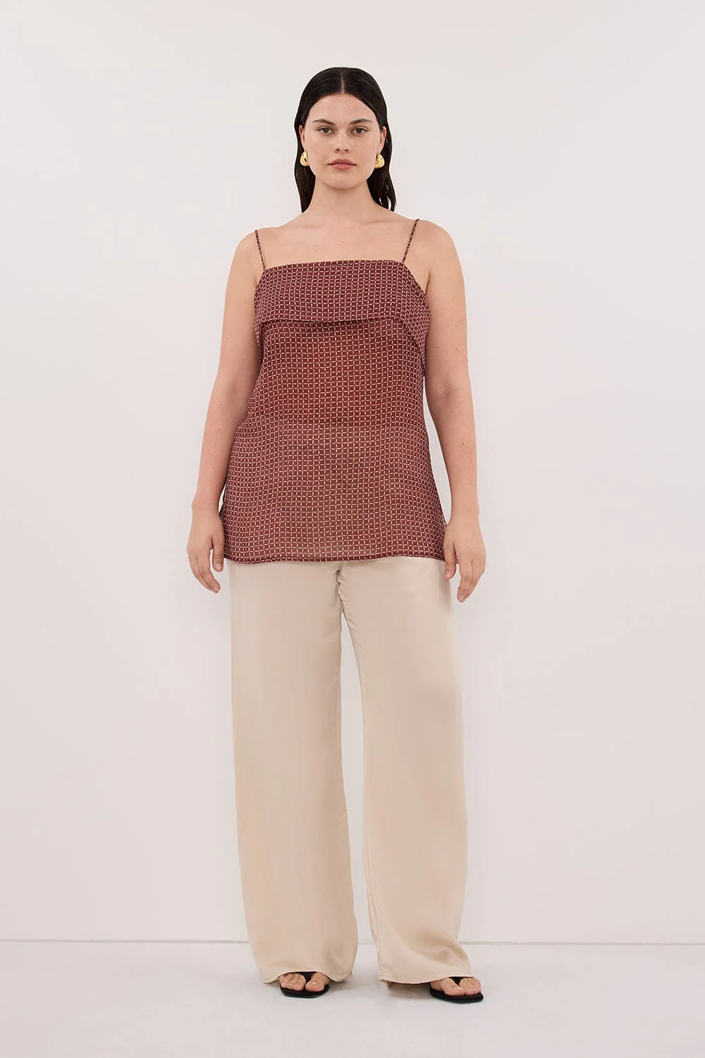 PERCY SANDSTONE SILK PANT - Image 7