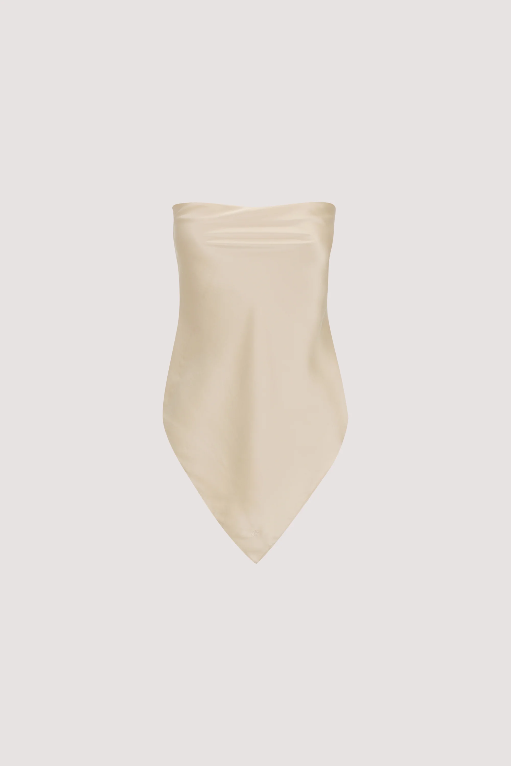 PERCY SANDSTONE SILK SCARF TOP - Image 8