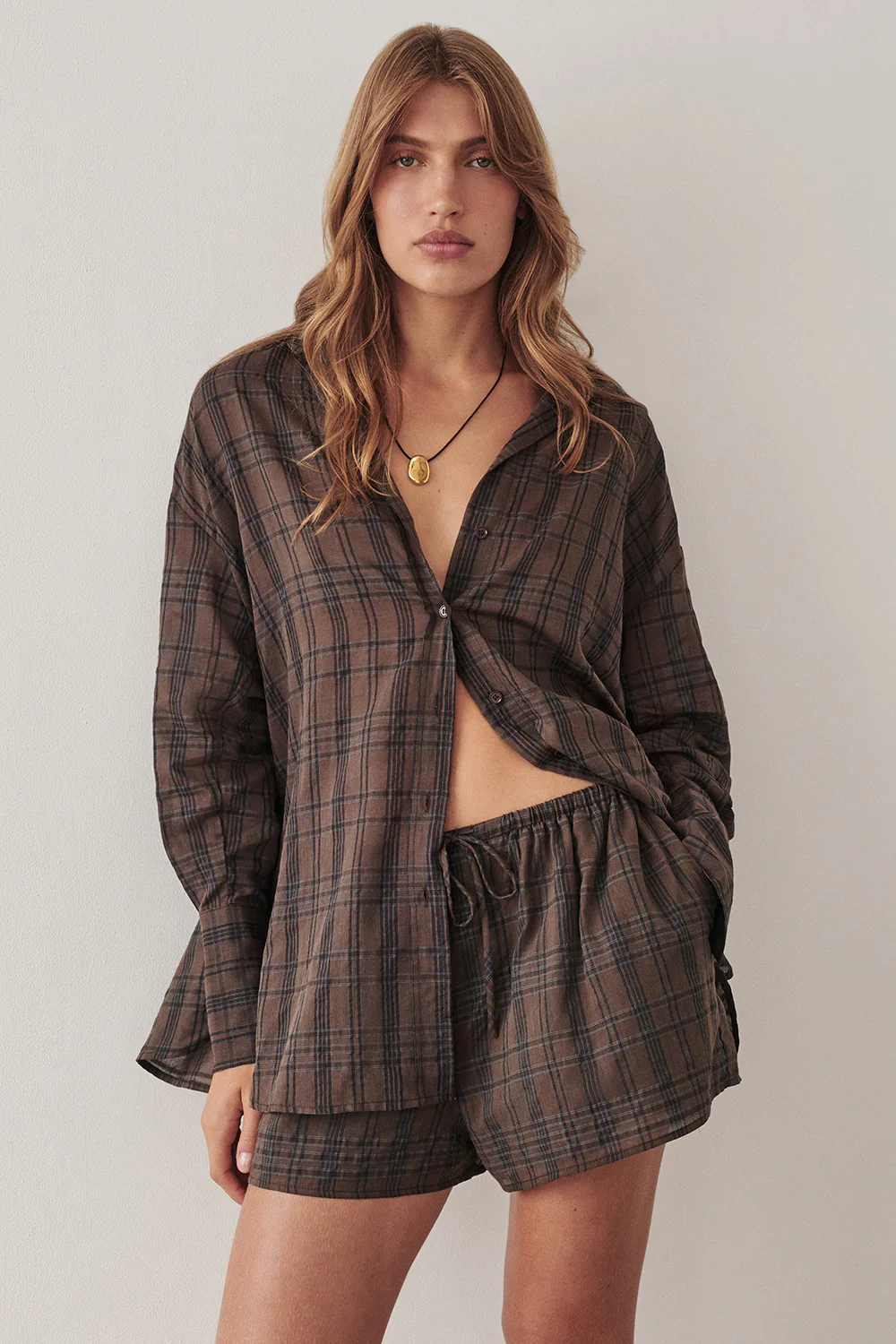 PETRA CHOC CHECK SHORT - Image 2
