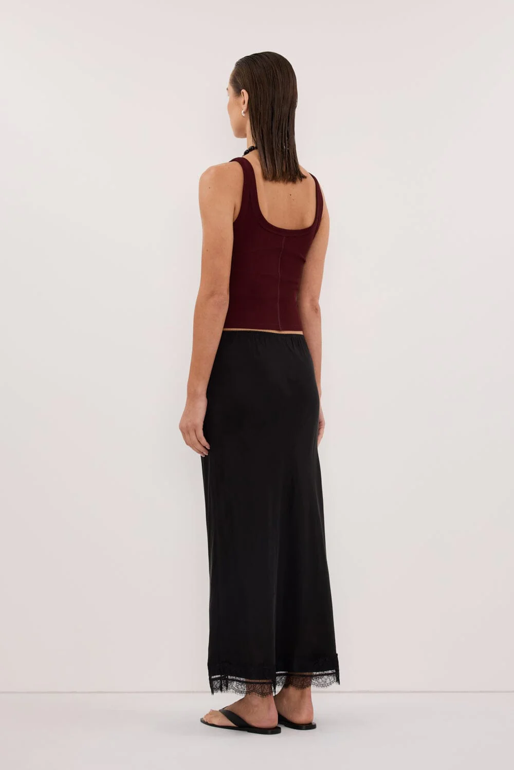 PHOEBE PLUM SCOOP NECK TANK TOP - Image 4