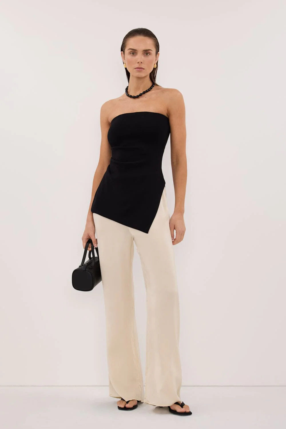 PIPPA STRAW SILK PANT - Image 6
