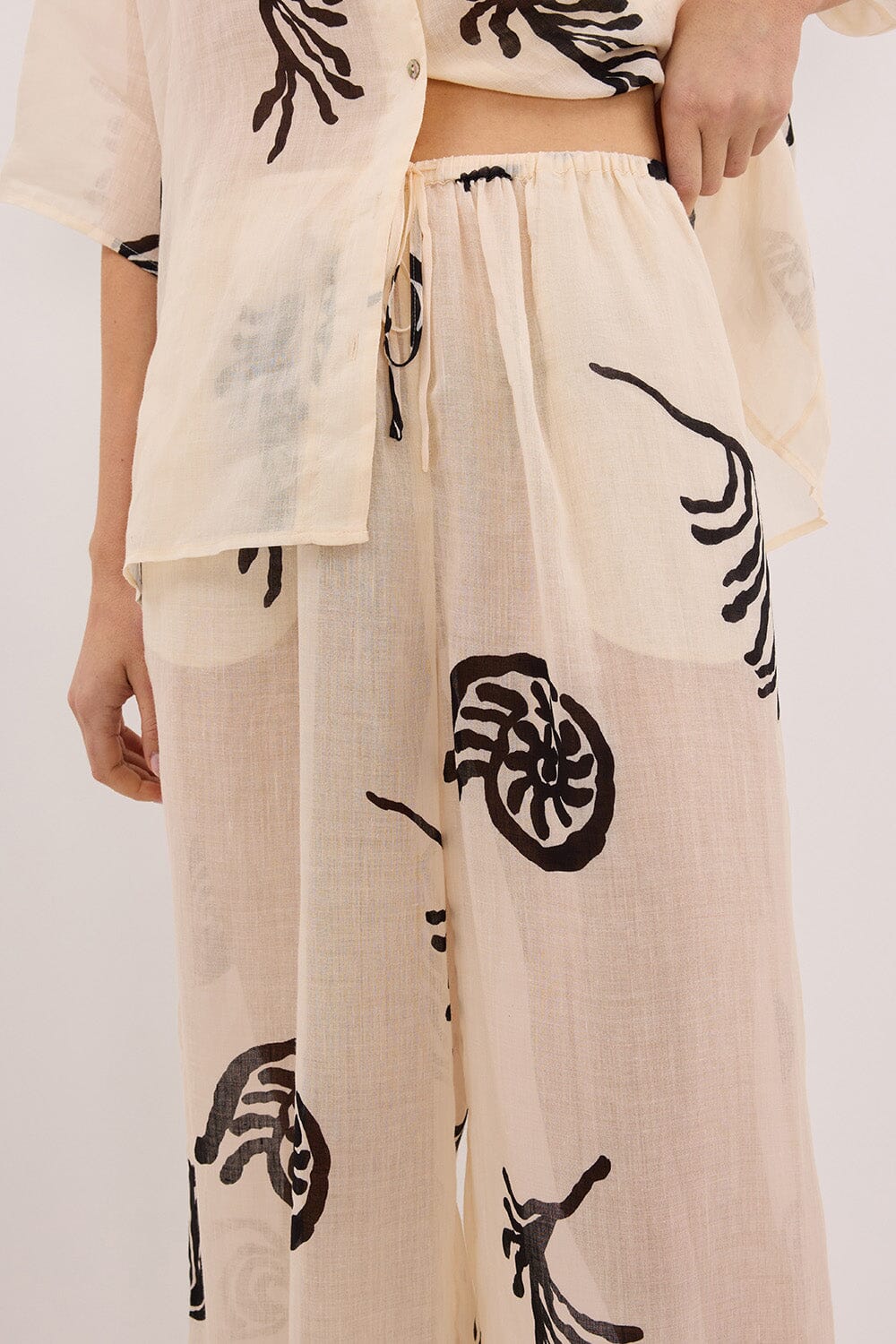 POSITANO SANDSTONE RAMIE PANT - Image 5