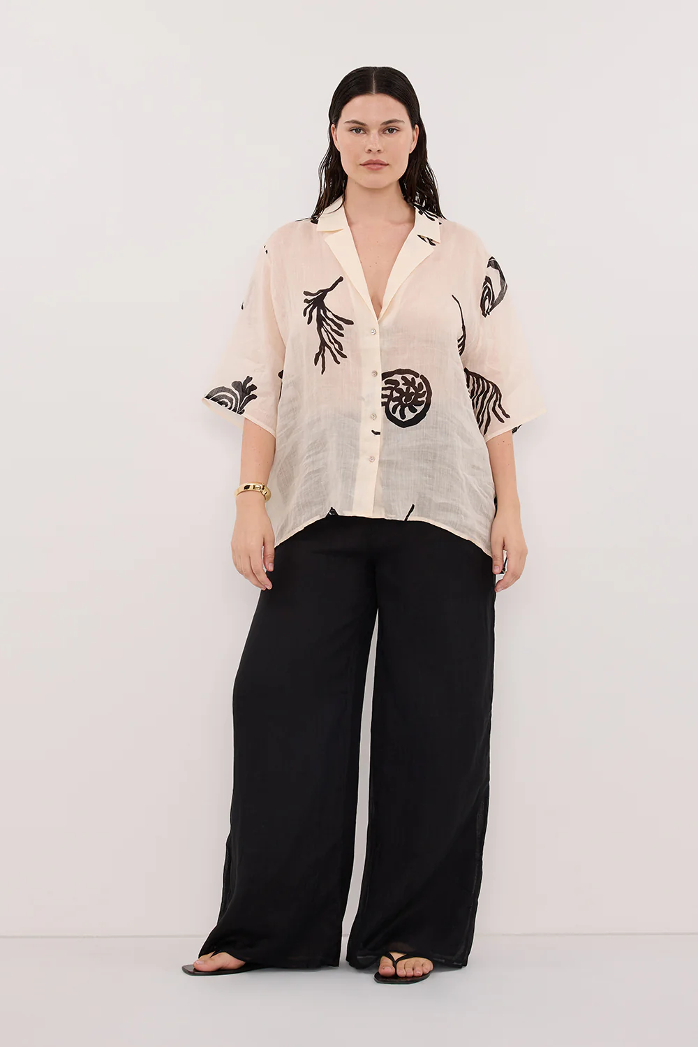 POSITANO SANDSTONE RAMIE SHIRT - Image 6