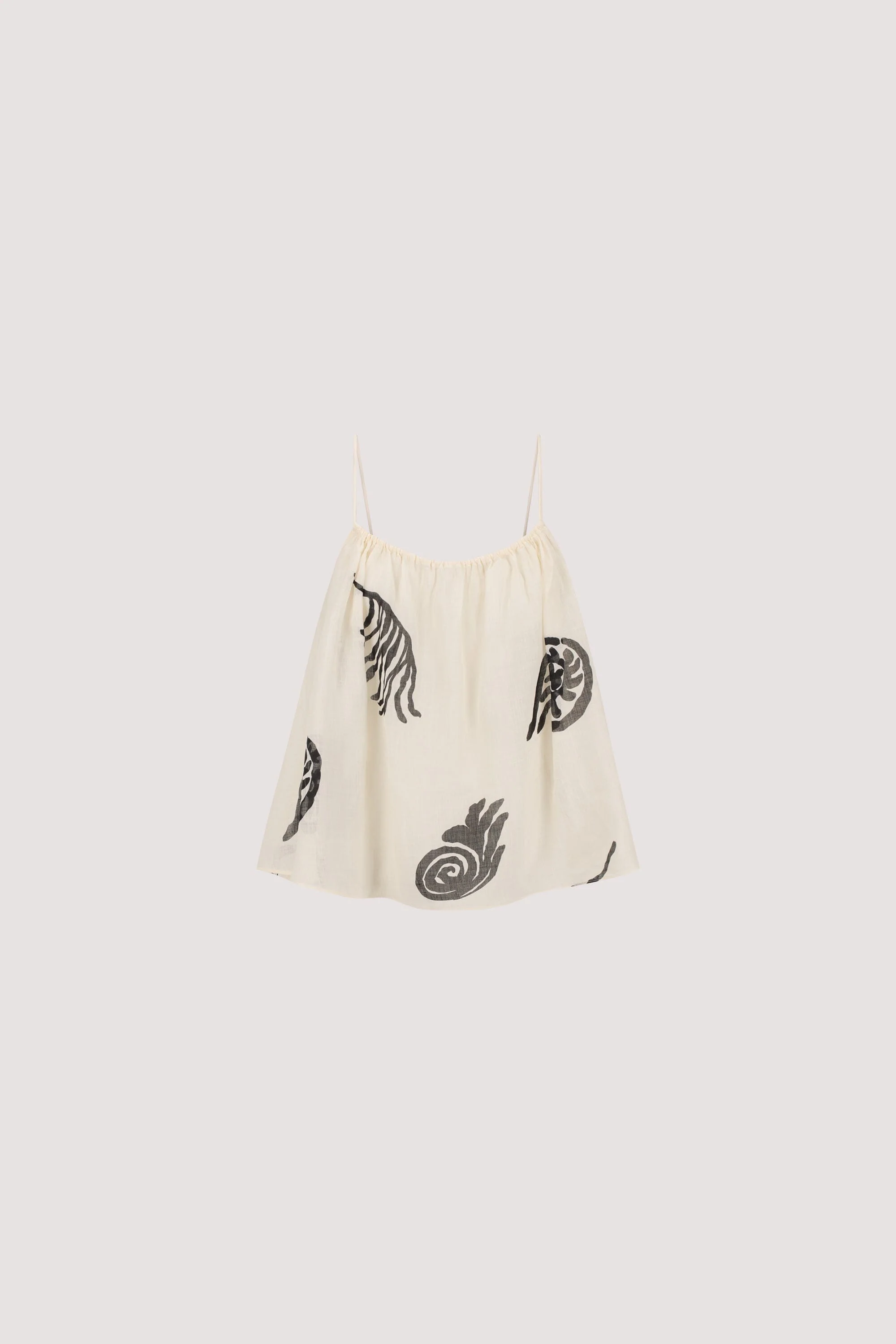 POSITANO SANDSTONE SLEEVELESS RAMIE  TOP - Image 8
