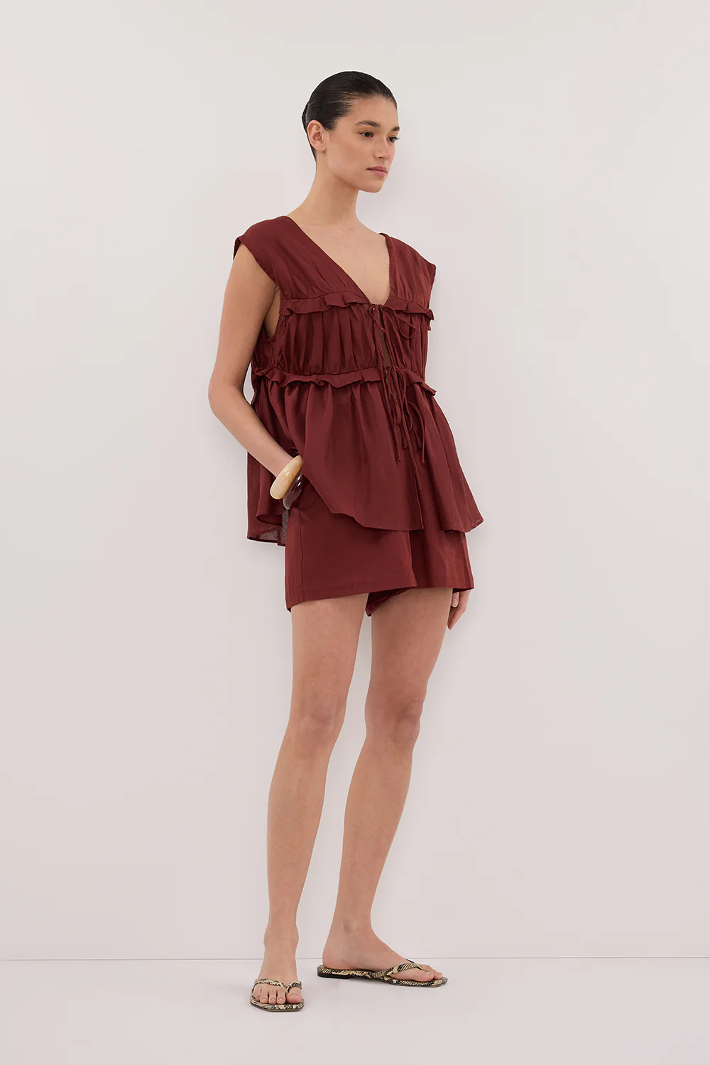 QUINN SAHARA LINEN SHORT - Image 3