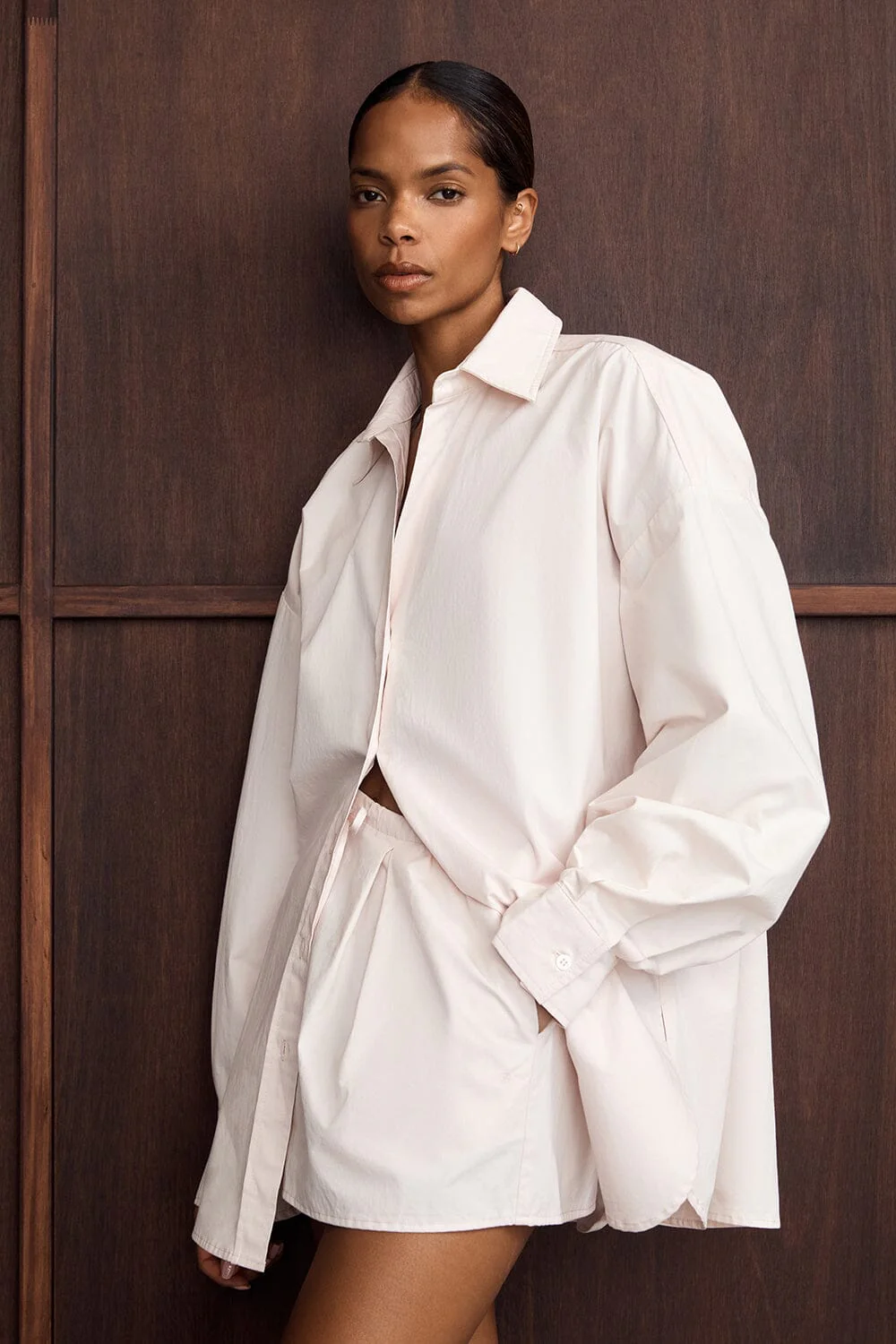 RAQUEL POWDER POPLIN SHORT - Image 2