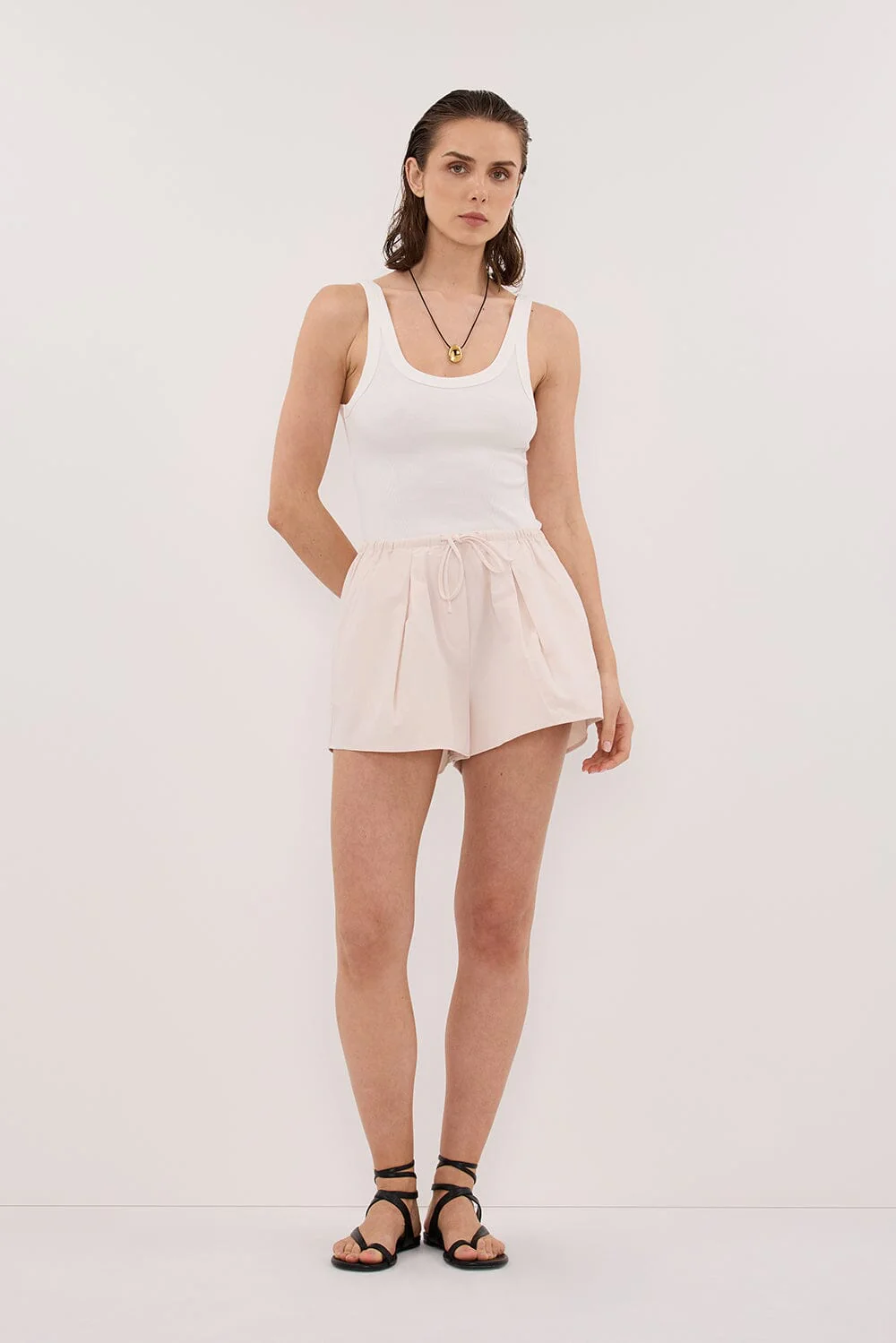 RAQUEL POWDER POPLIN SHORT - Image 6