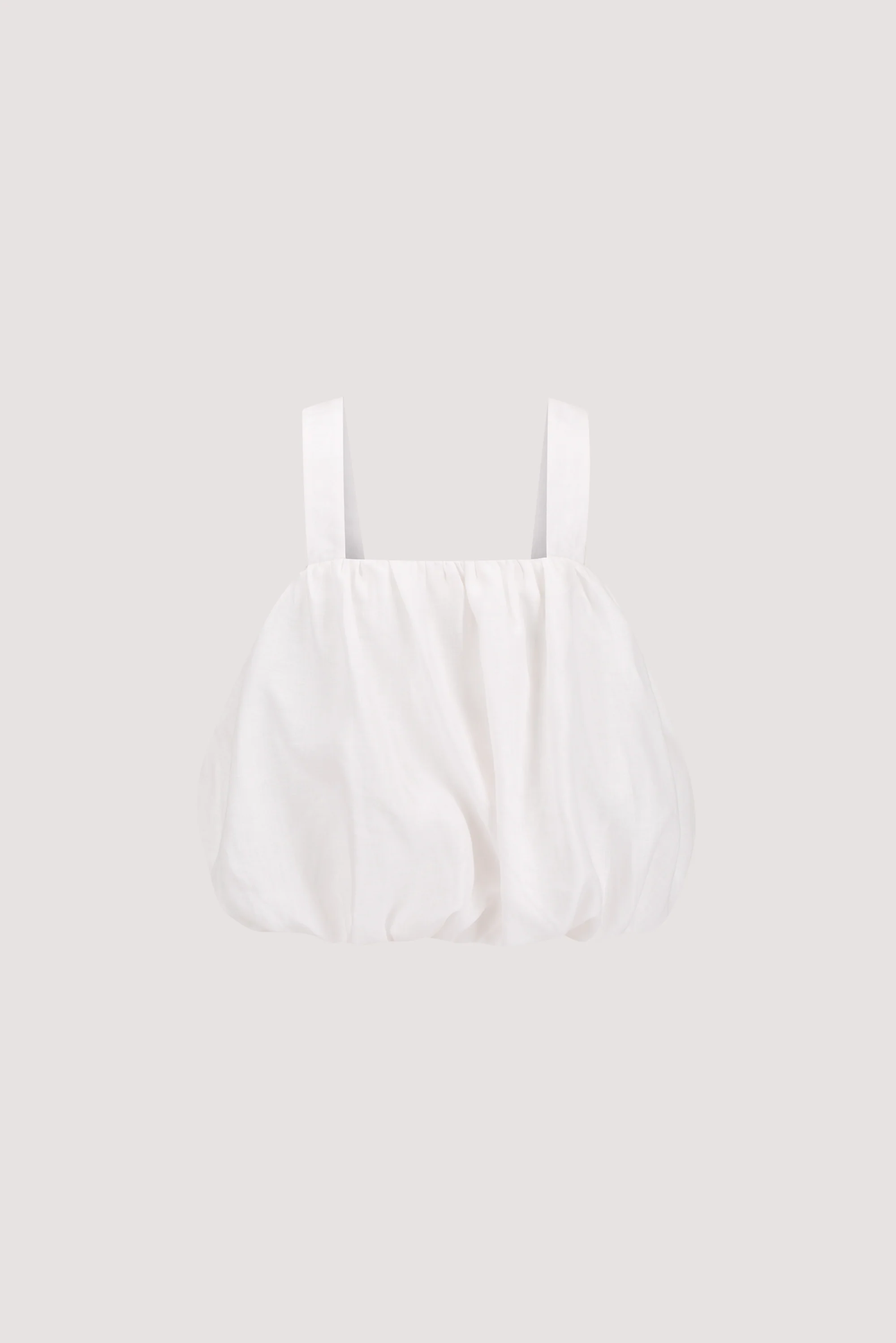 RAVELLO WHITE LINEN BUBBLE TOP - Image 7