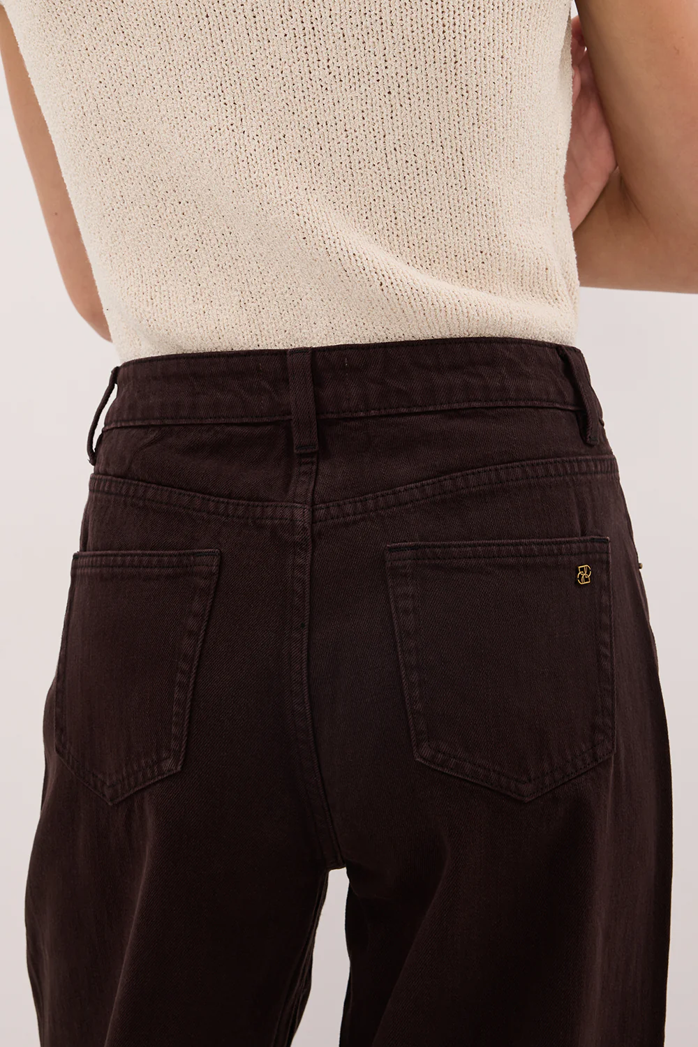 REAGAN 2.0 BURNT CHOC TALL JEAN - Image 5