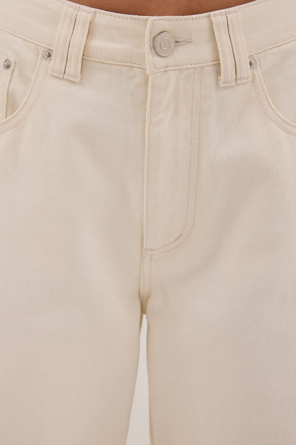 REAGAN 2.0 CREAM SLOUCHY JEAN - Image 5