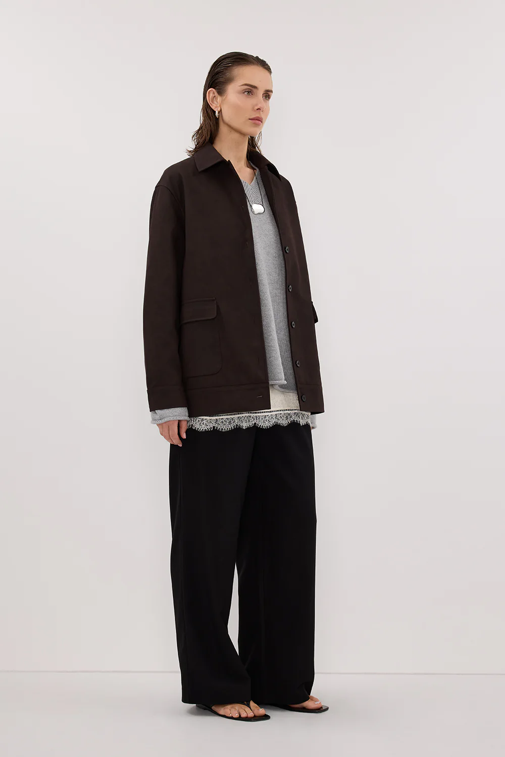 REMY BLACK TAILORED PANT - Image 3