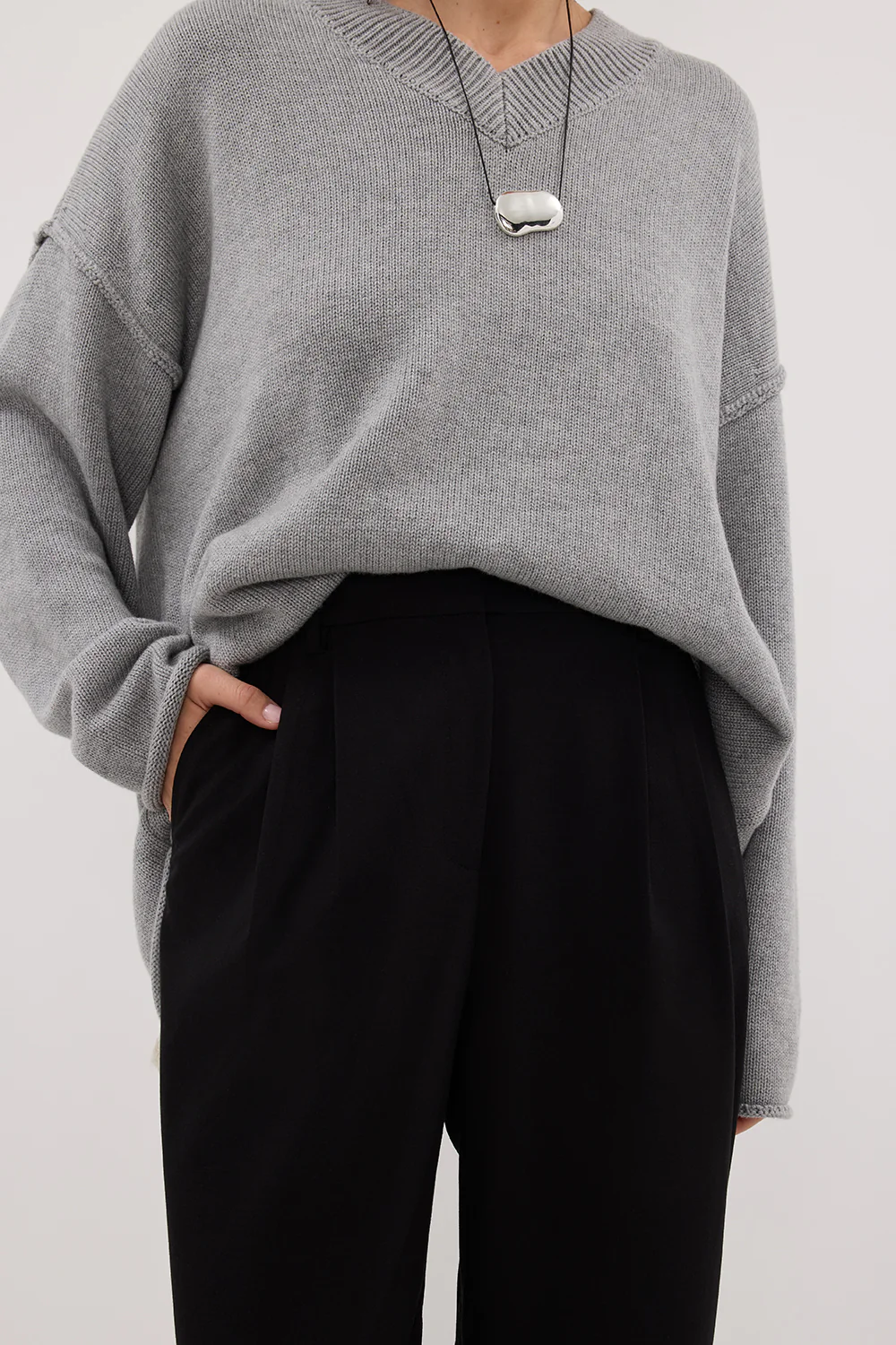 REMY BLACK TAILORED PANT - Image 5