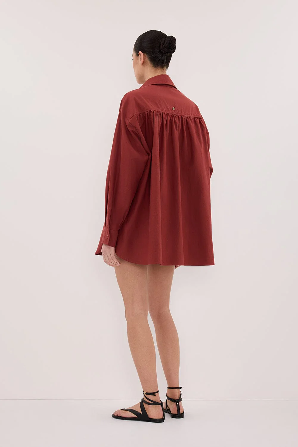 RHEA 2.0 SAHARA OVERSIZED COTTON SHIRT - Image 3