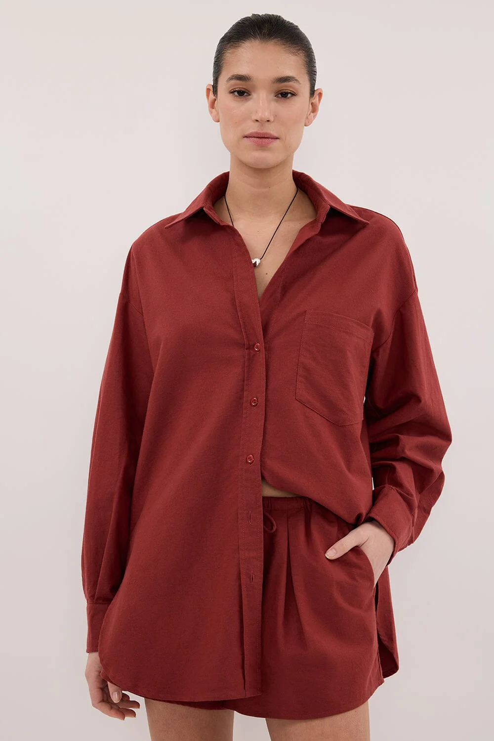 RHEA SAHARA COTTON DRAWSTRING SHORT - Image 2