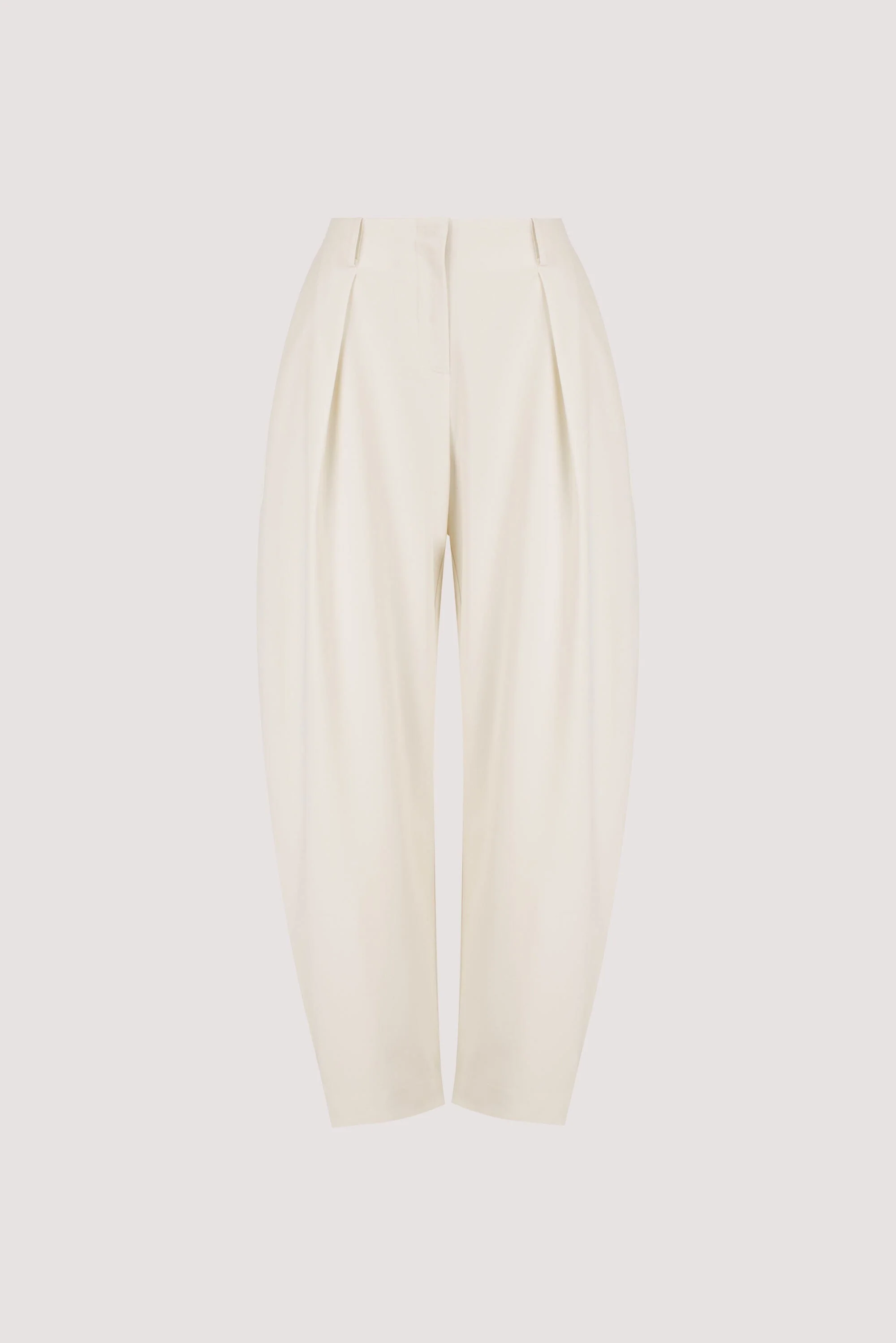 ROMY CREAM BARREL LEG TAILORED PANT - Image 7