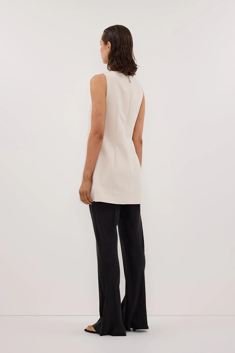 ROWIE BONE SLEEVELESS BOAT NECK TUNIC TOP - Image 4