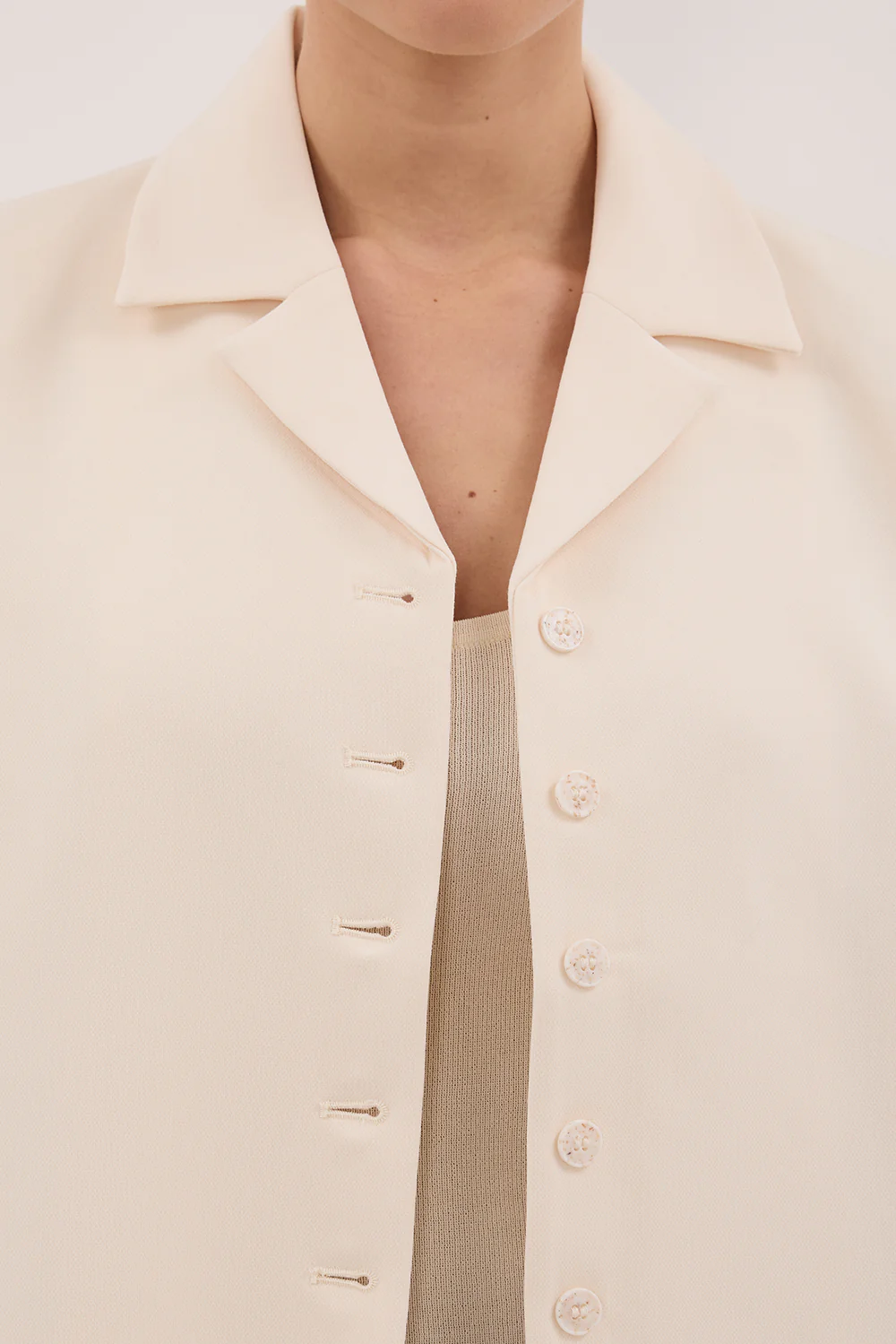 RYKER CREAM OVERSIZED BLAZER - Image 5