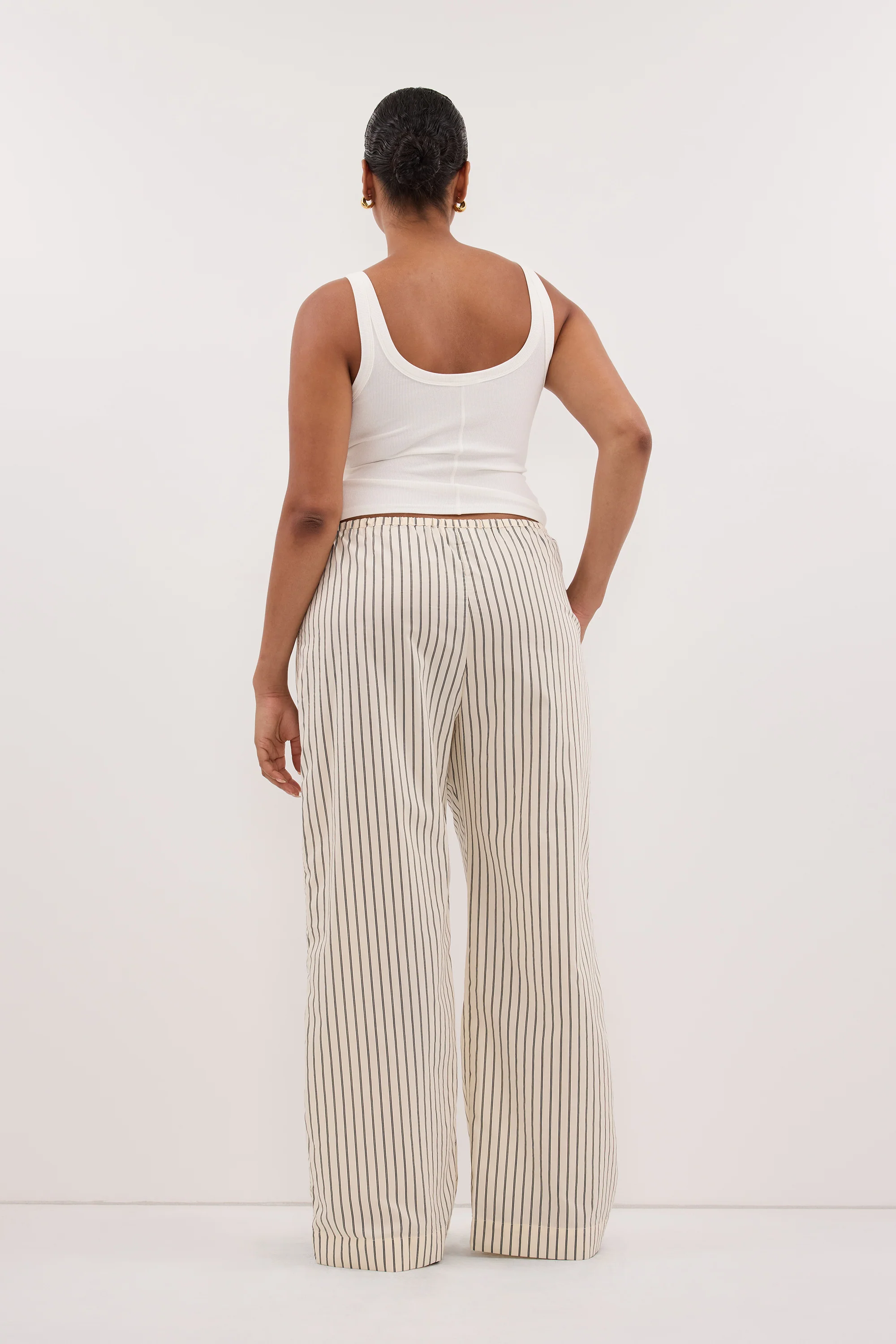 SABLE CREAM SILK BLEND PANT - Image 7