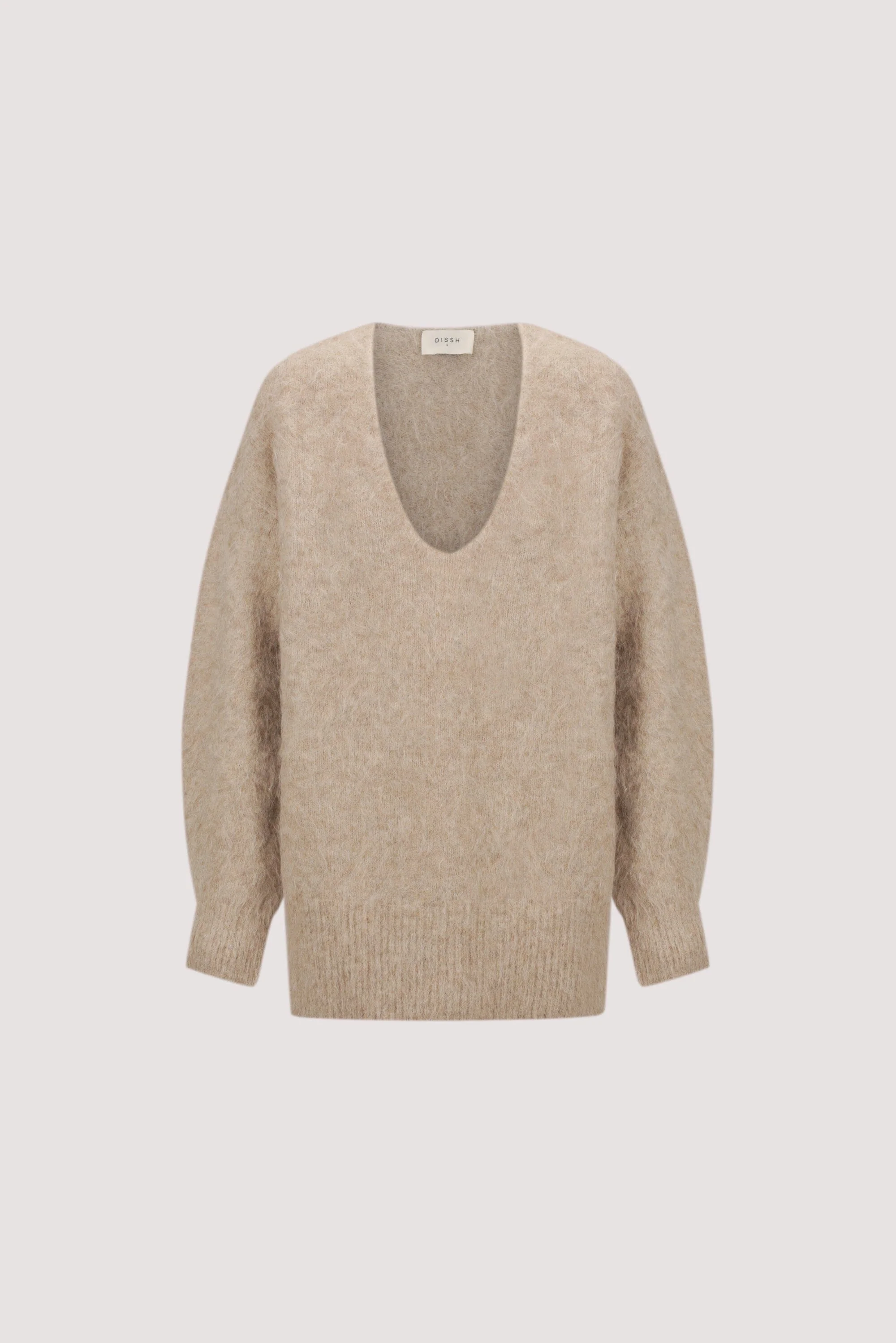 SALMA OAT V NECK JUMPER - Image 6