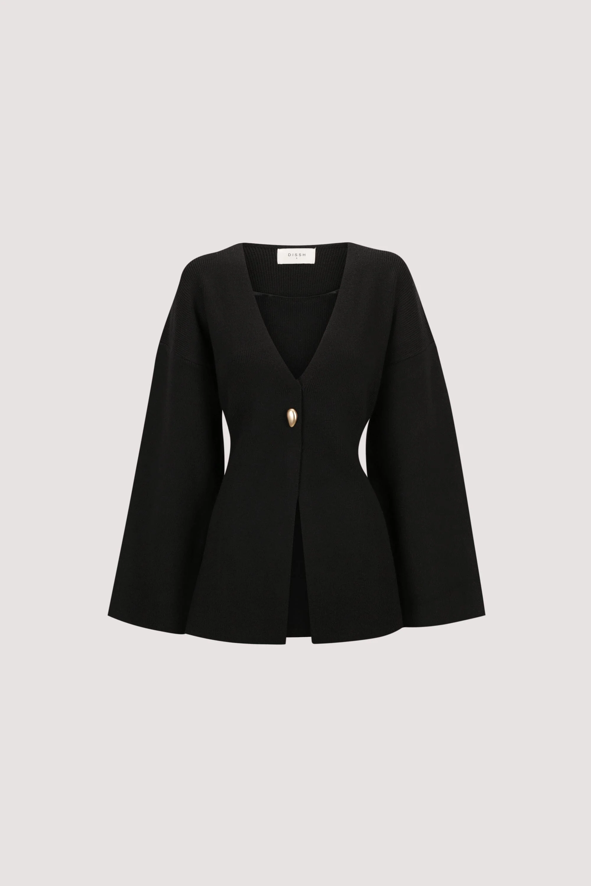 SCOUT BLACK LONG SLEEVE KNIT TOP - Image 6
