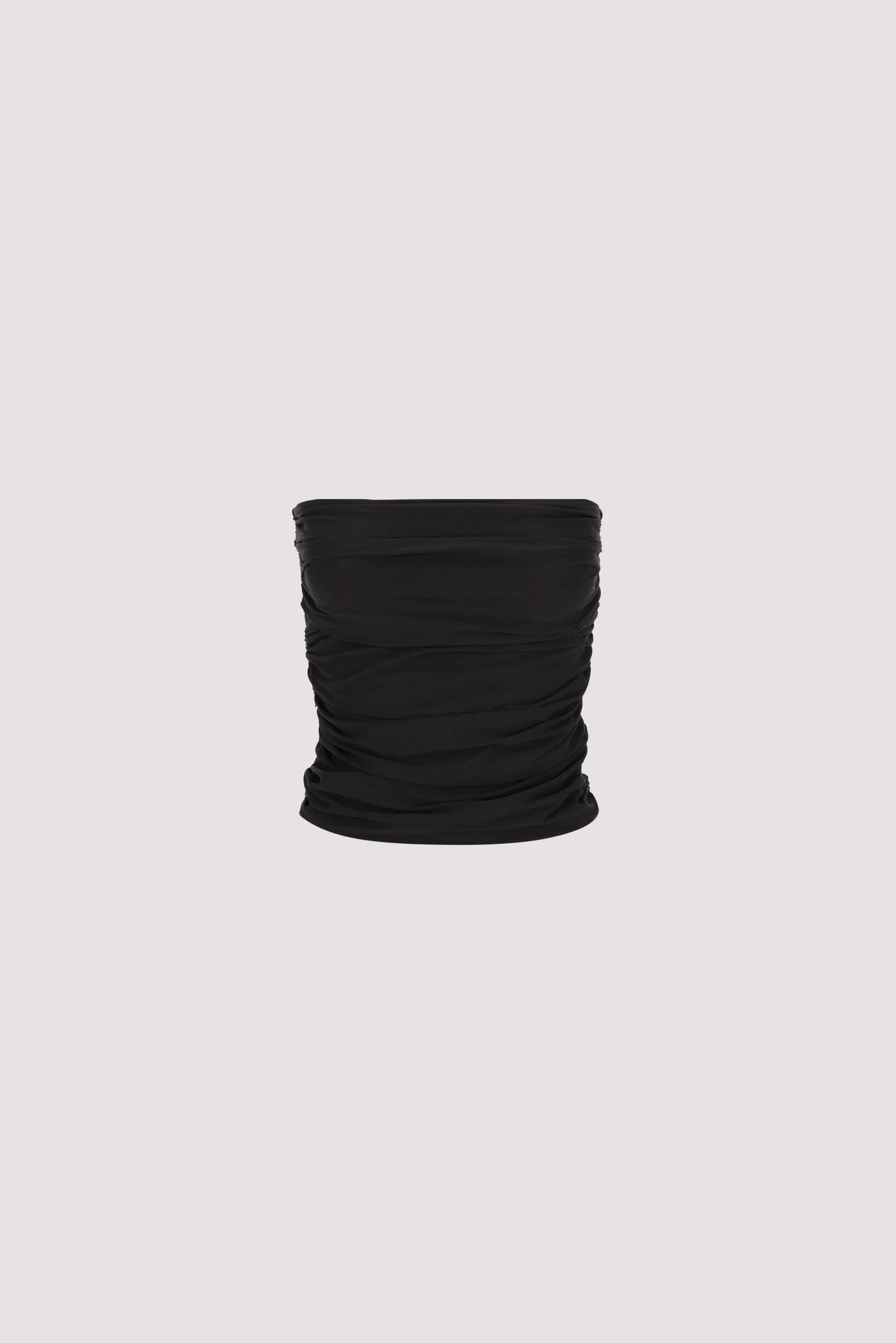 SHARI BLACK STRAPLESS BANDEAU TOP - Image 8