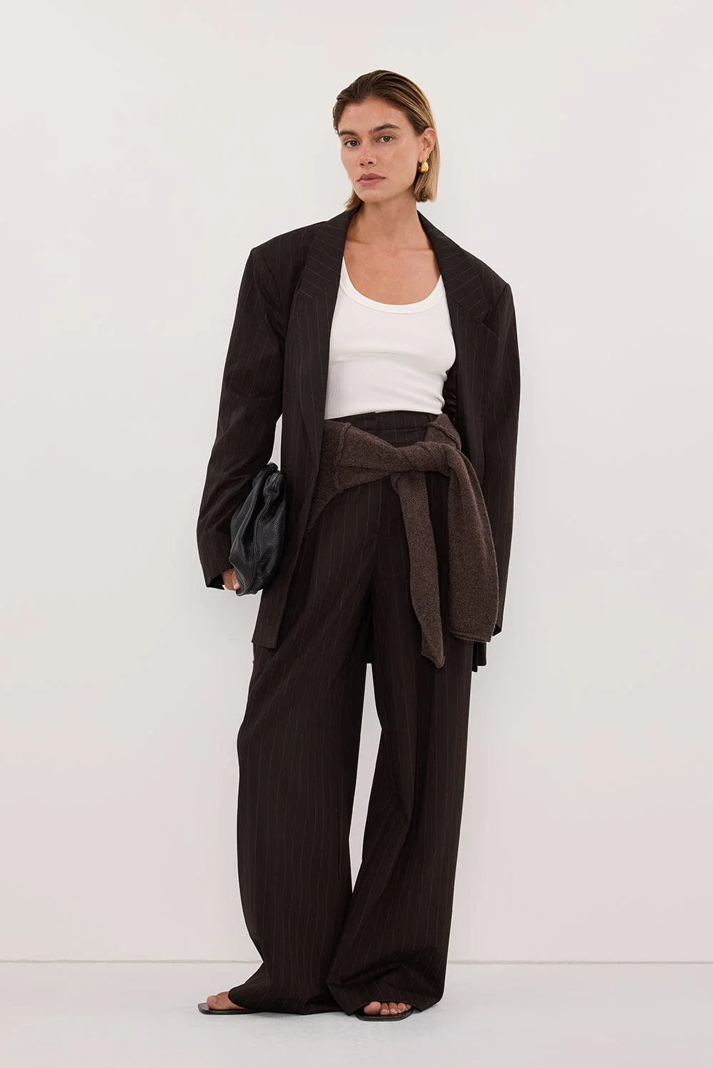 SIAN PEAT CHOC TAILORED WIDE PANT - Image 7