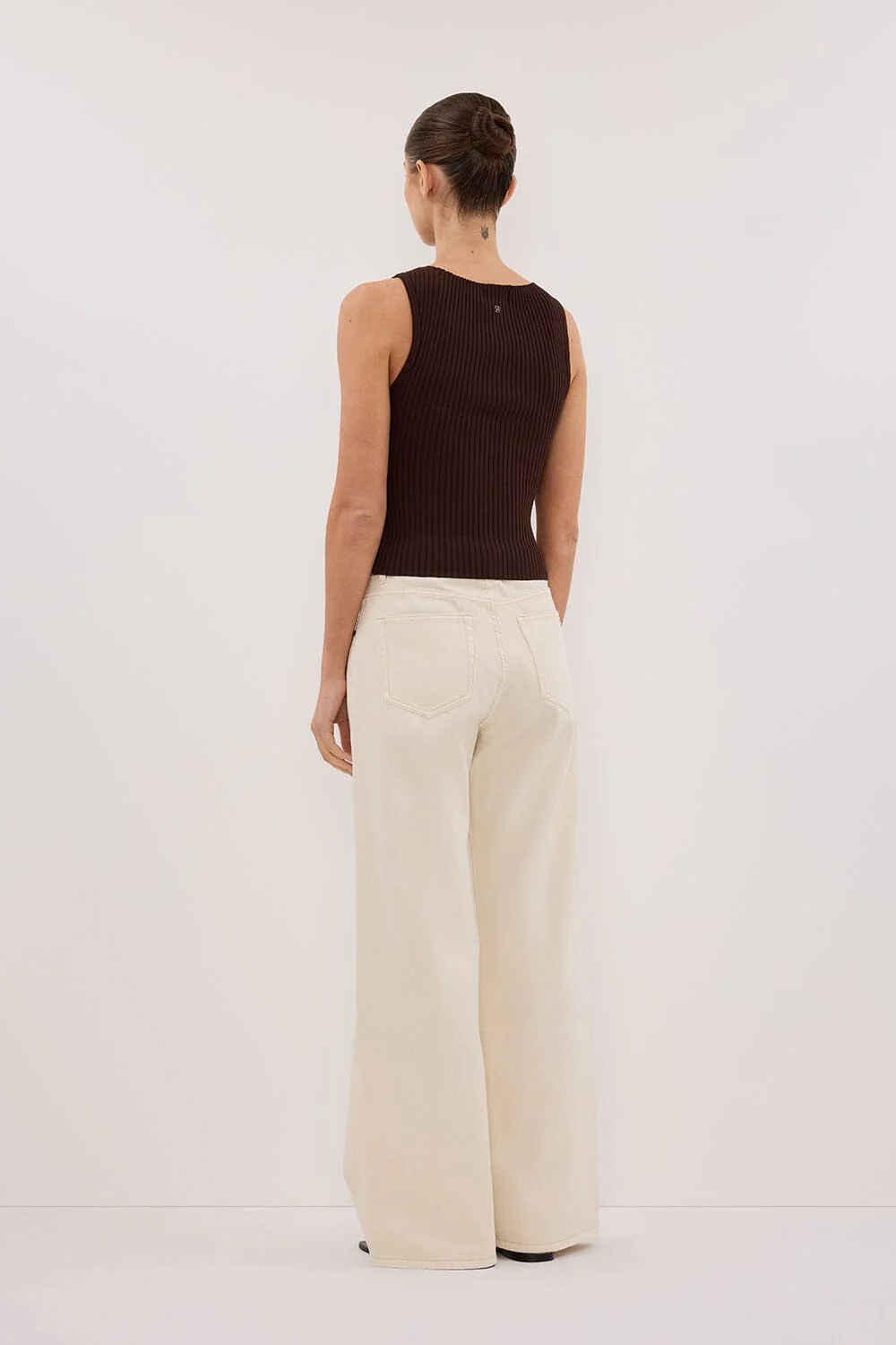 SIERRA BITTER CHOC KNIT TOP - Image 4