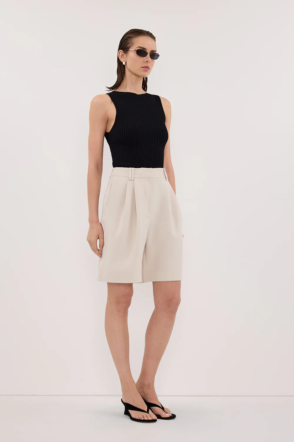 SIERRA BLACK KNIT TOP - Image 3