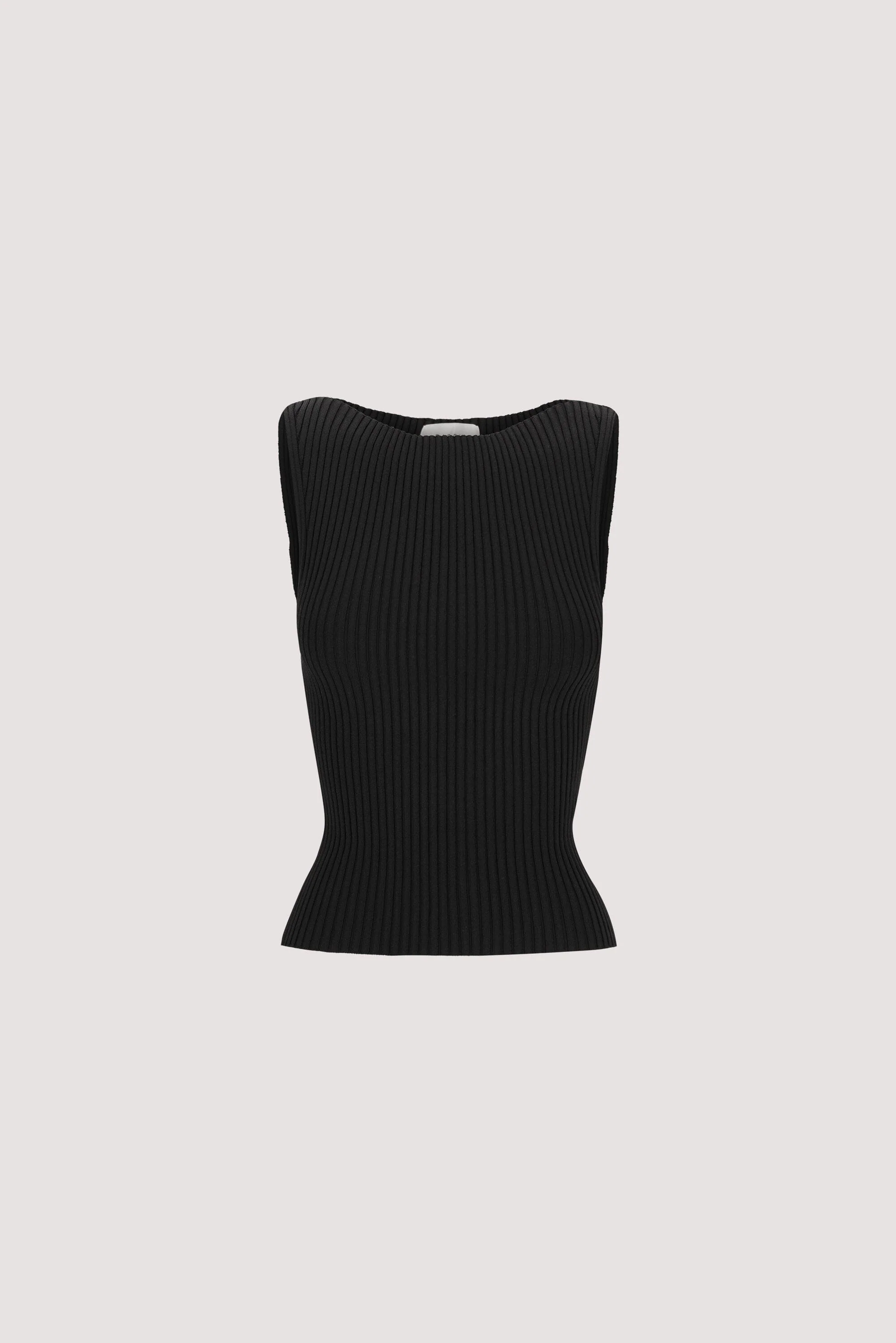 SIERRA BLACK KNIT TOP - Image 7