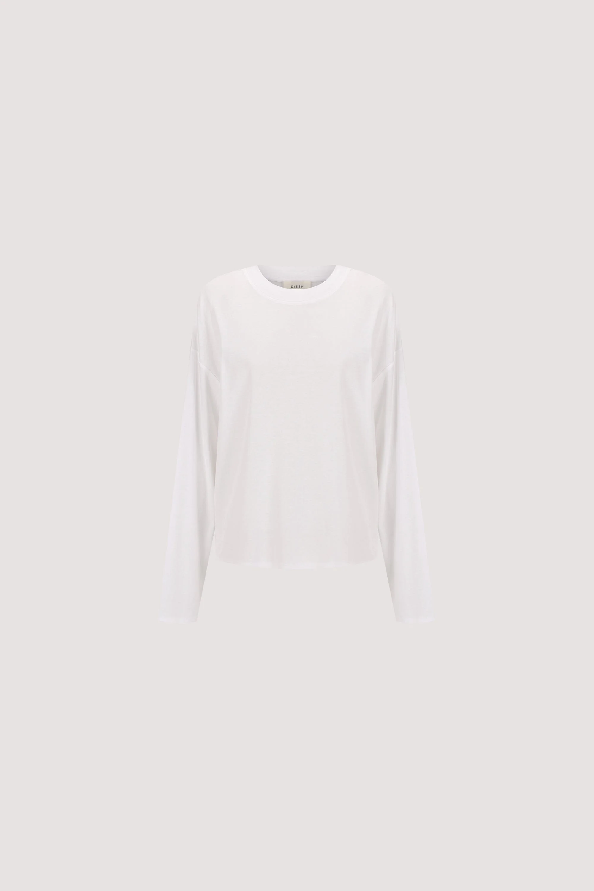 SLOANE WHITE LONG SLEEVE CREW KNIT TOP - Image 7