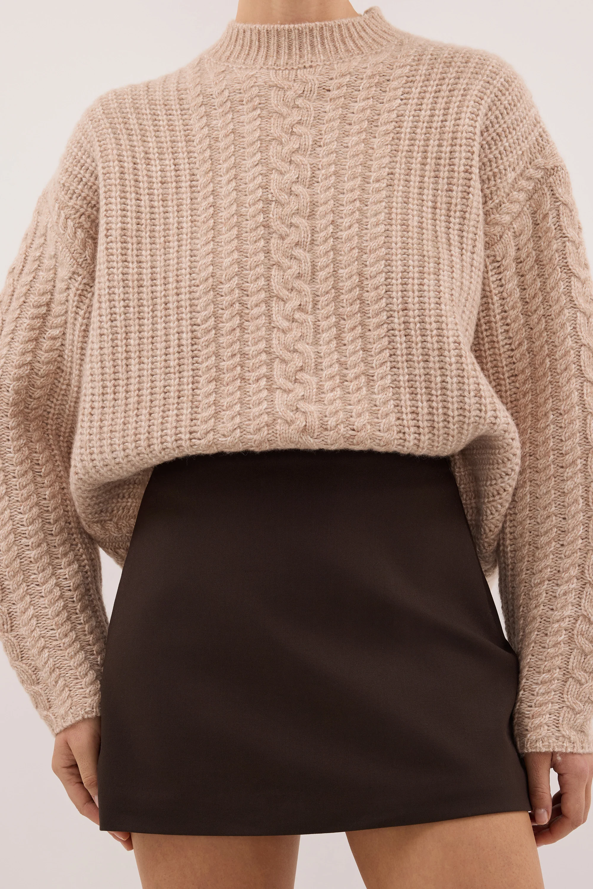 SOHO BITTER CHOC TAILORED SKORT - Image 5