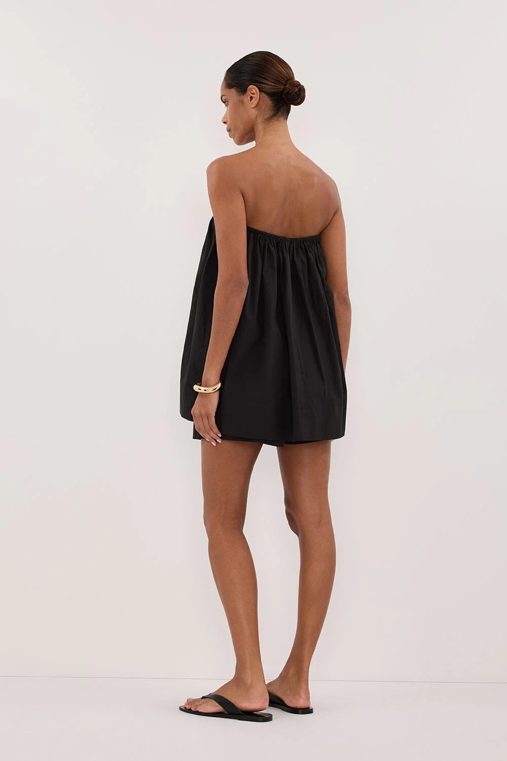 SOMMER BLACK POPLIN SHORT - Image 7