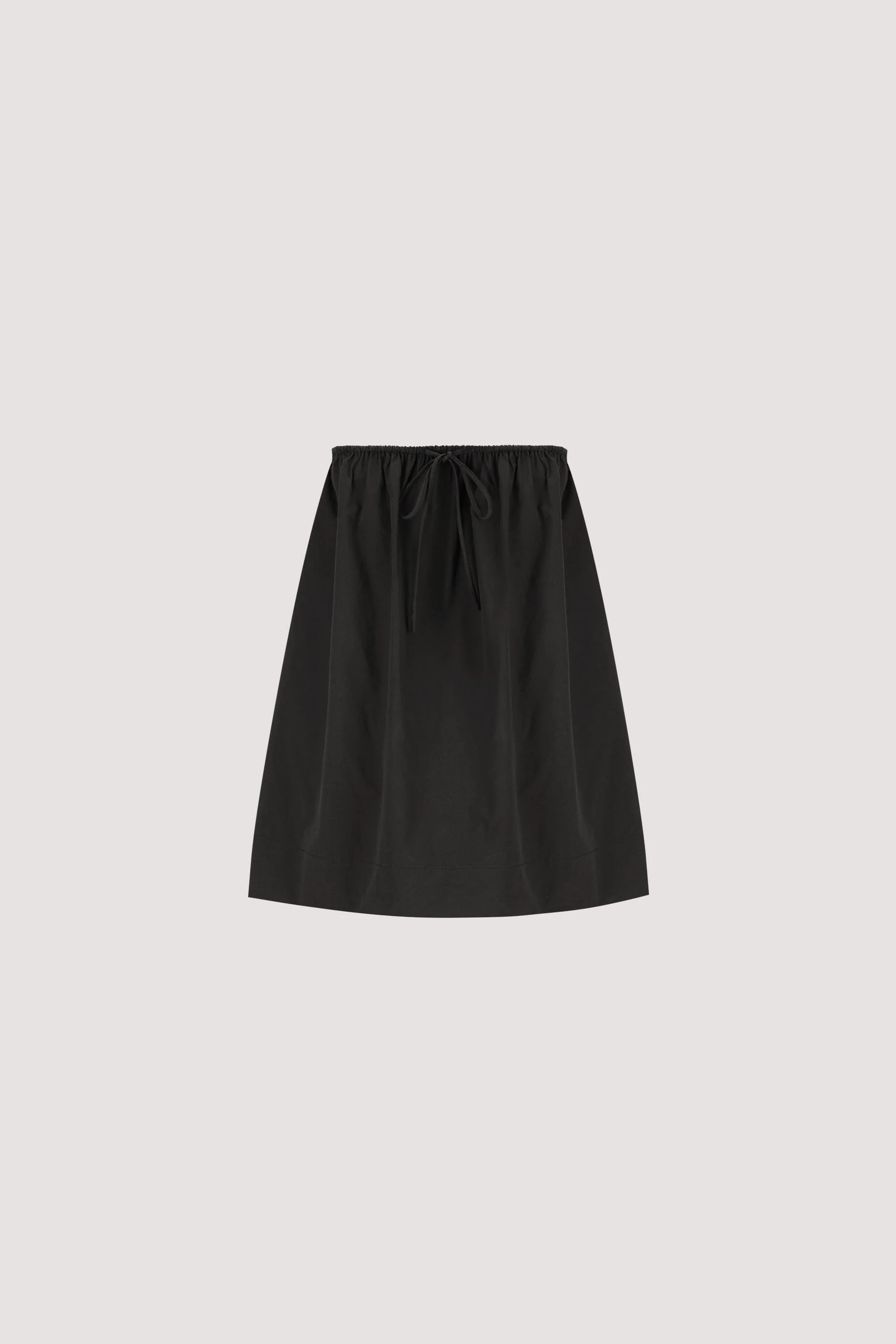 SOMMER BLACK STRAPLESS POPLIN TOP - Image 6