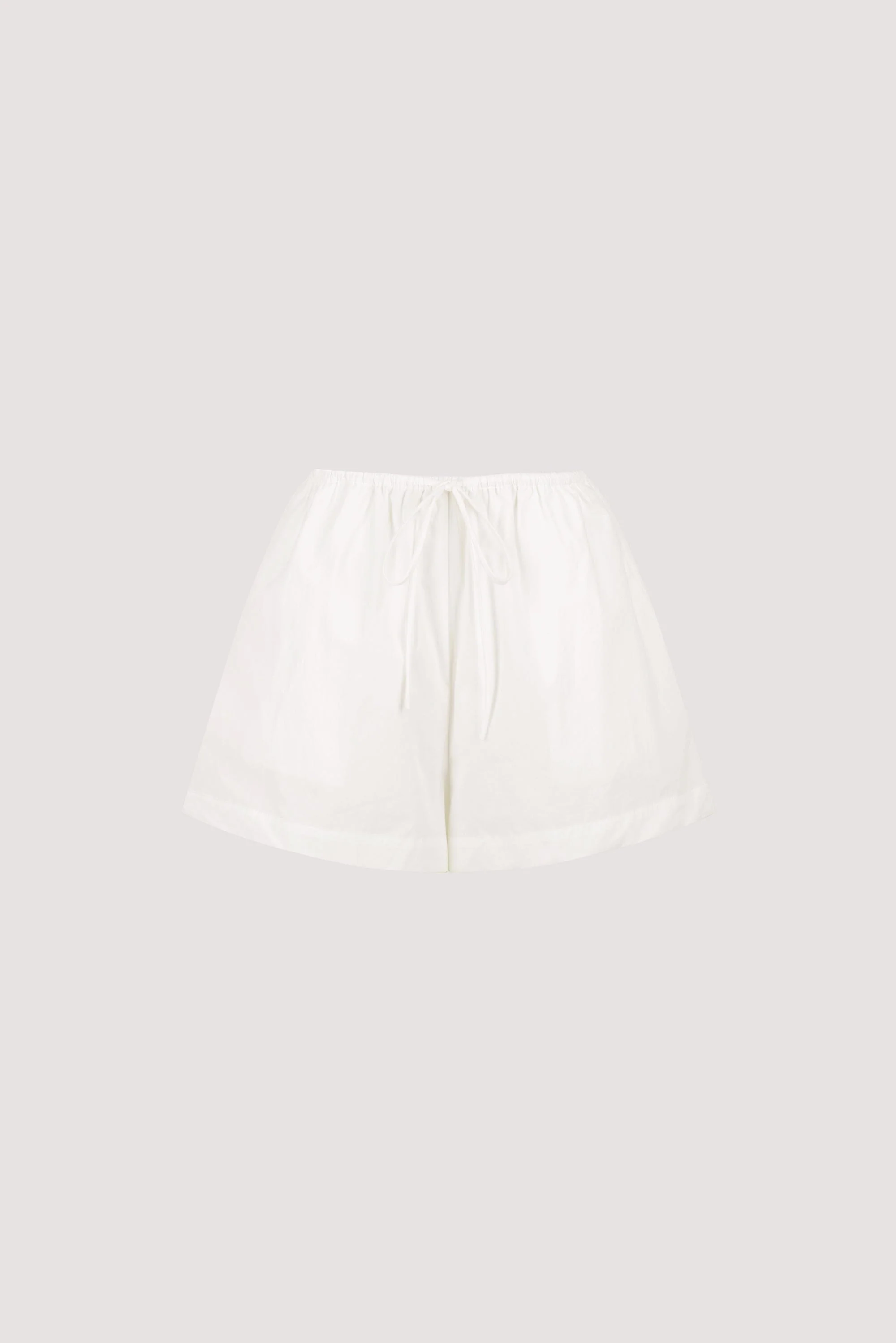 SOMMER WHITE POPLIN SHORT - Image 8