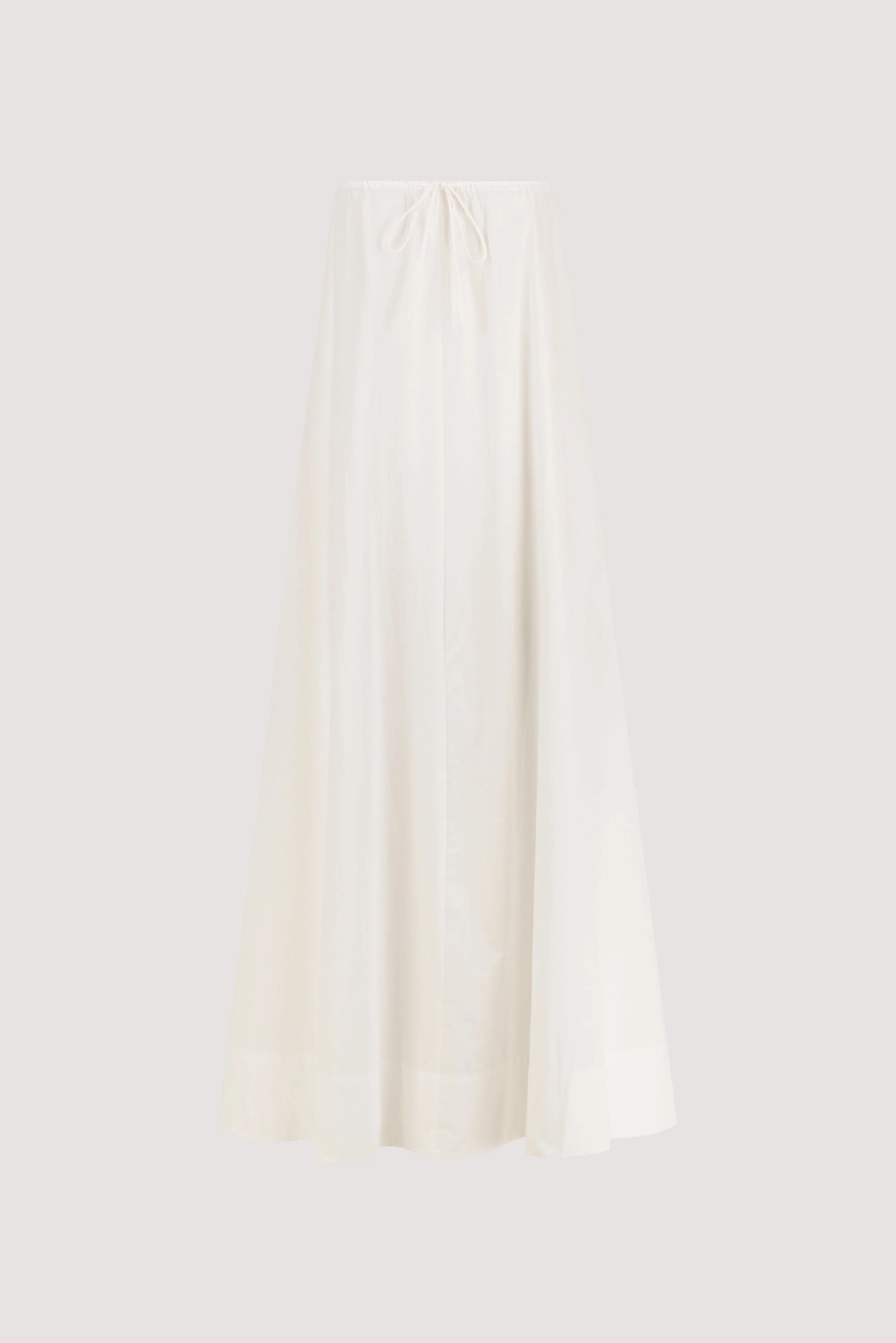 SOMMER WHITE STRAPLESS POPLIN MIDI DRESS - Image 7