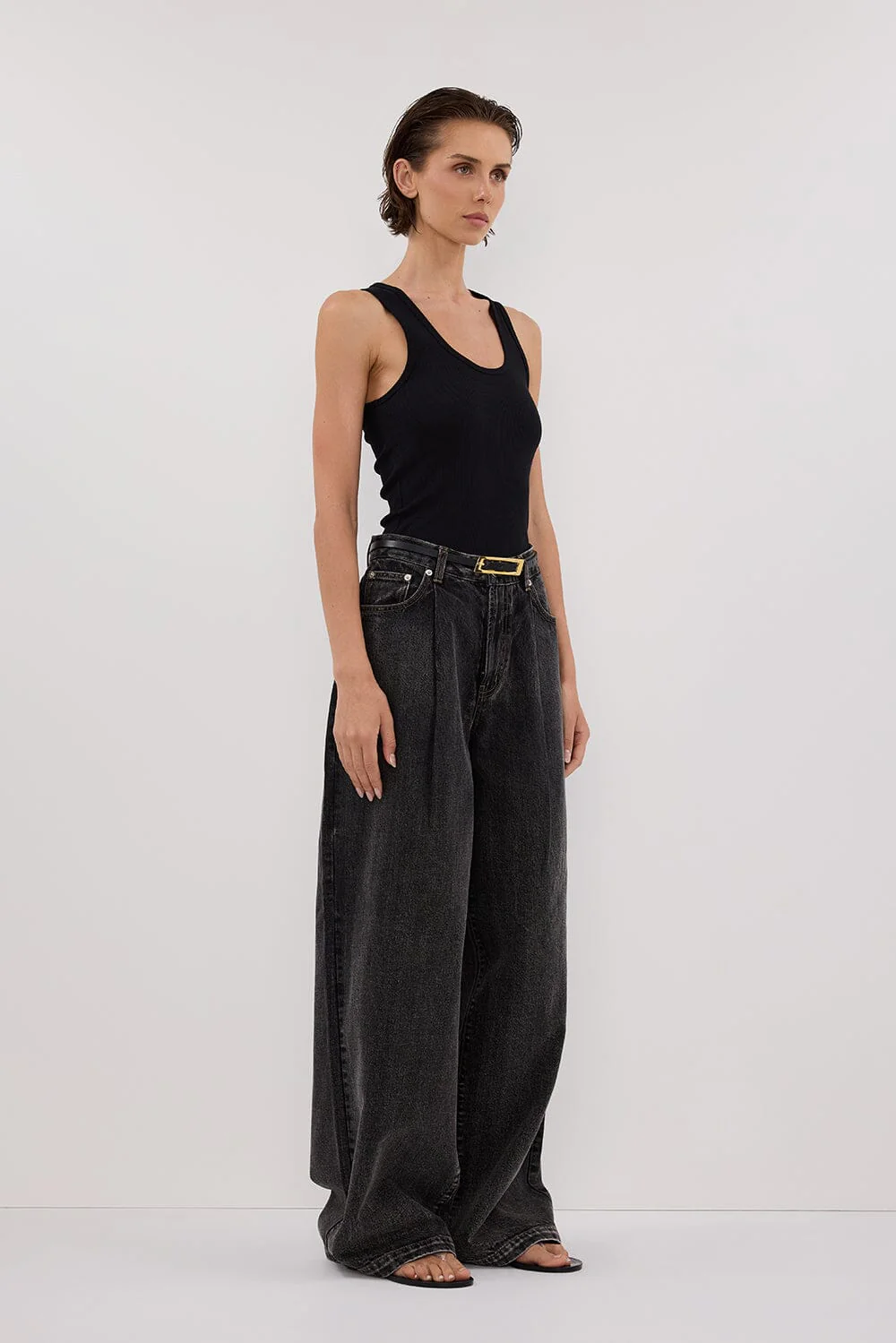 STERLING WASHED BLACK DENIM JEAN - Image 3