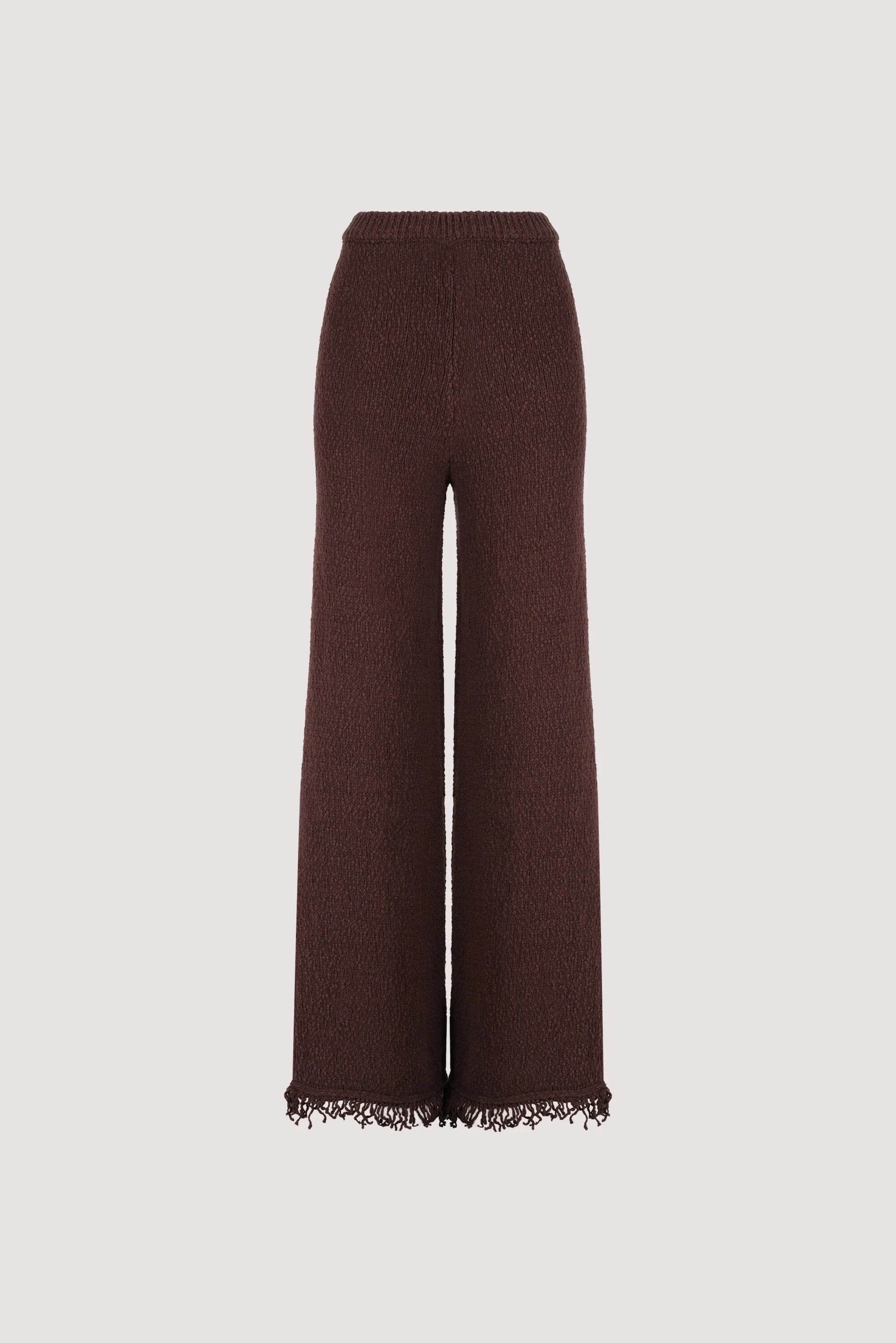 SUE CHOC FRINGE KNIT PANT - Image 6