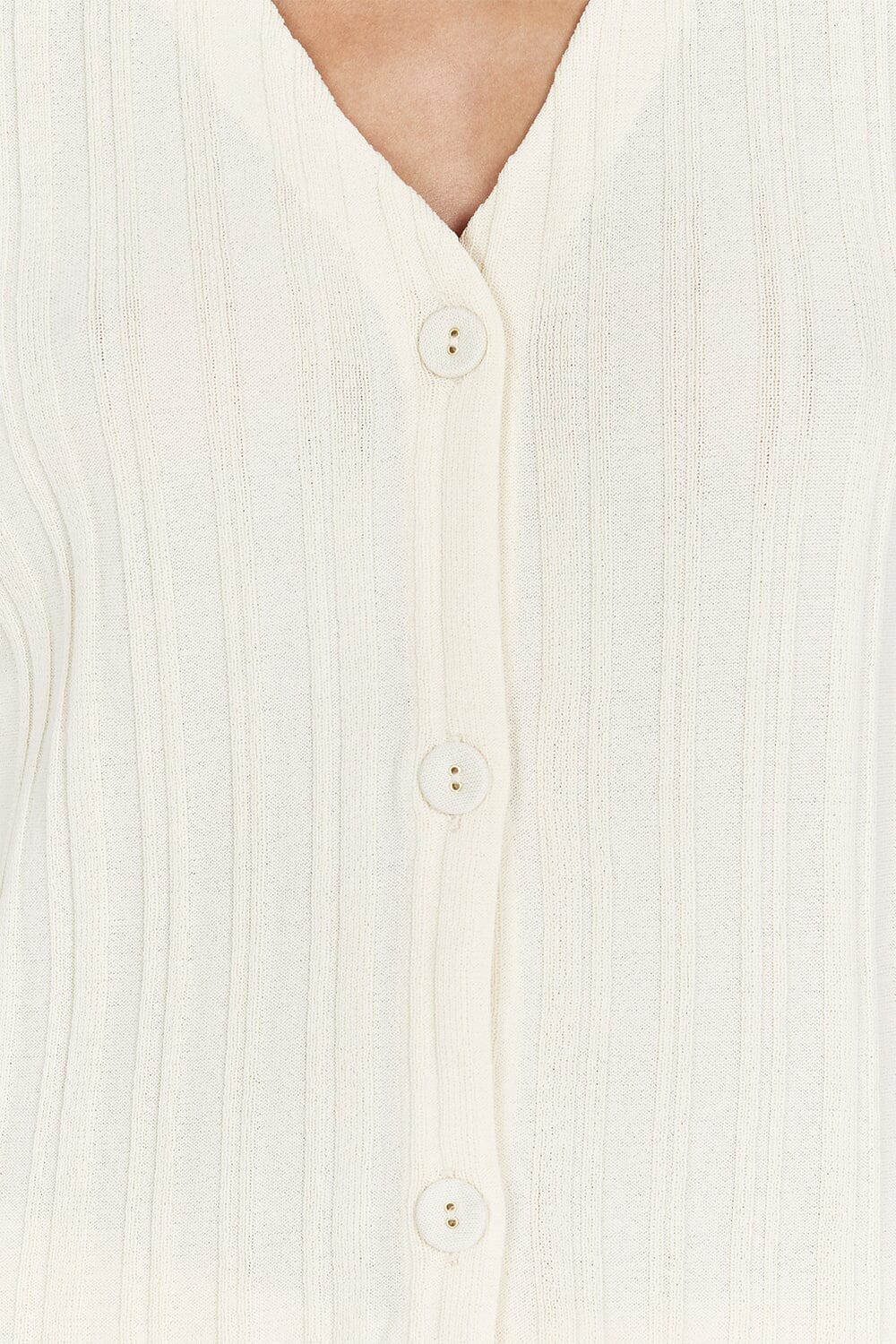 SYLVIA CREAM LONGLINE VEST - Image 6