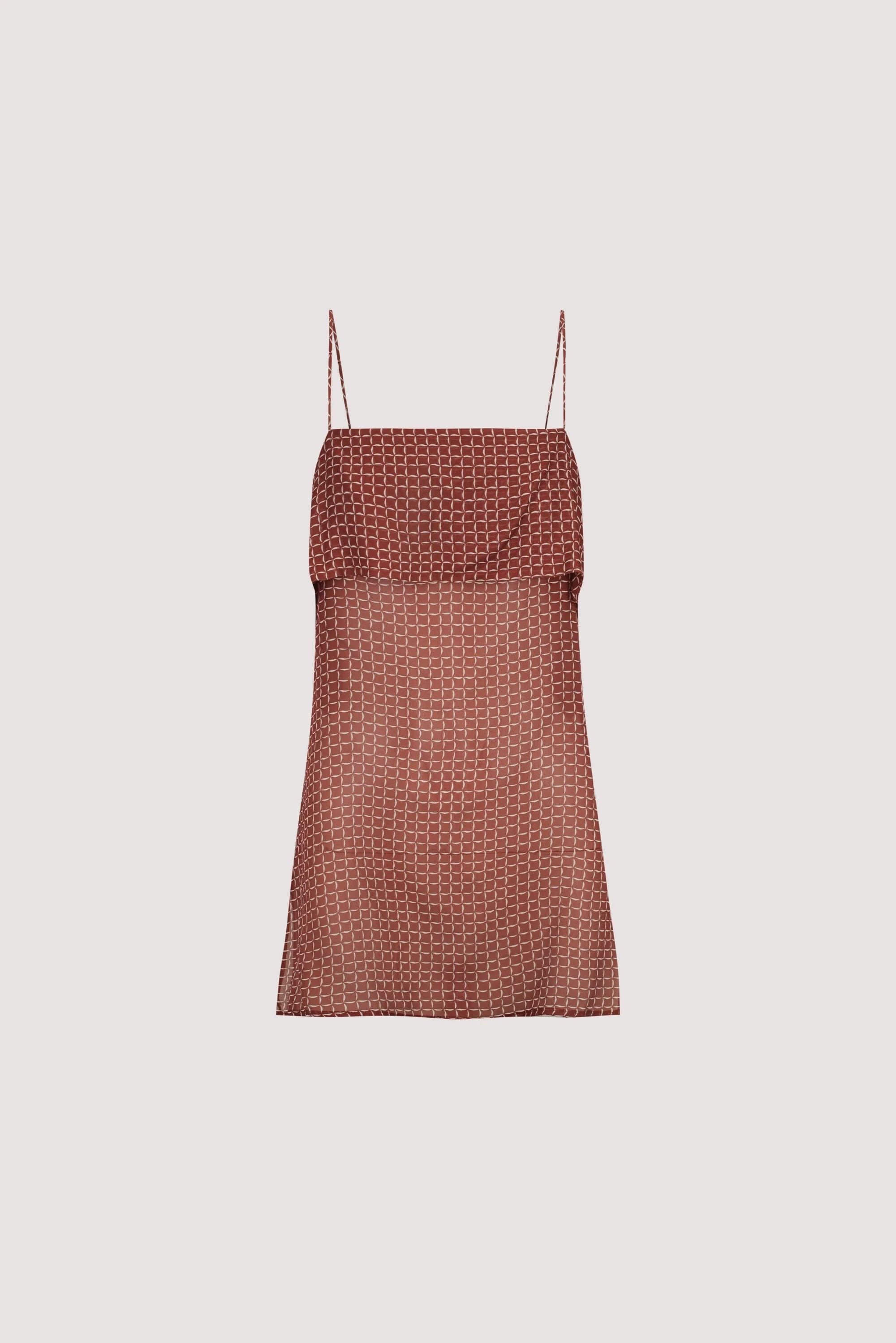 TIA SAHARA SLEEVELESS MICRO CHECK CAMI TOP - Image 8